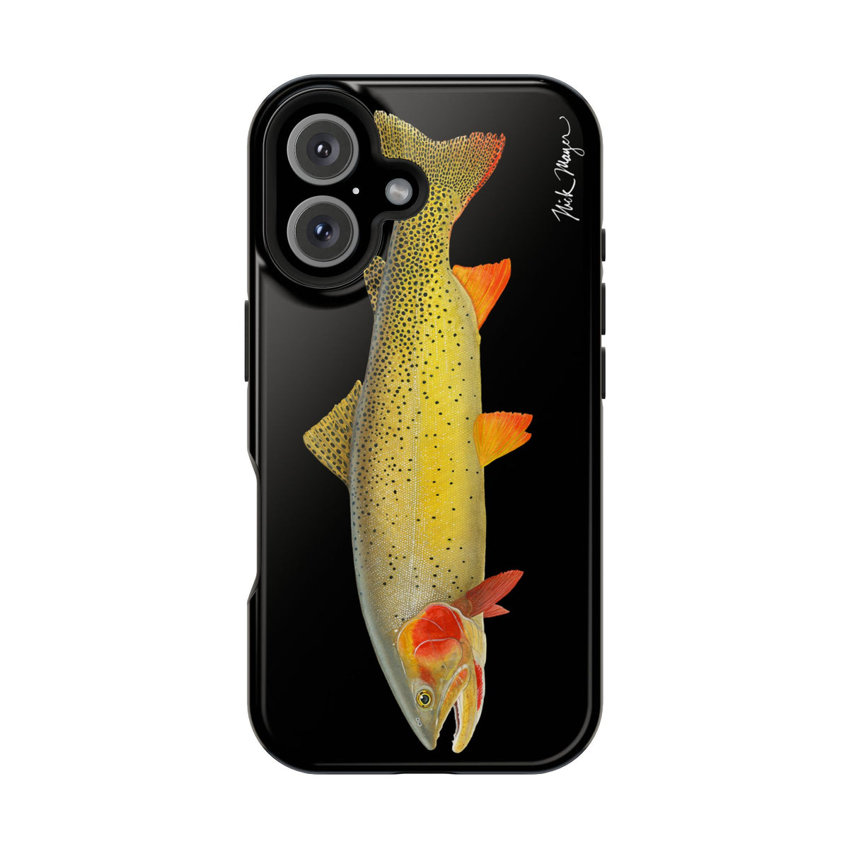 Cutthroat Trout 1 Black MagSafe iPhone Case Printify