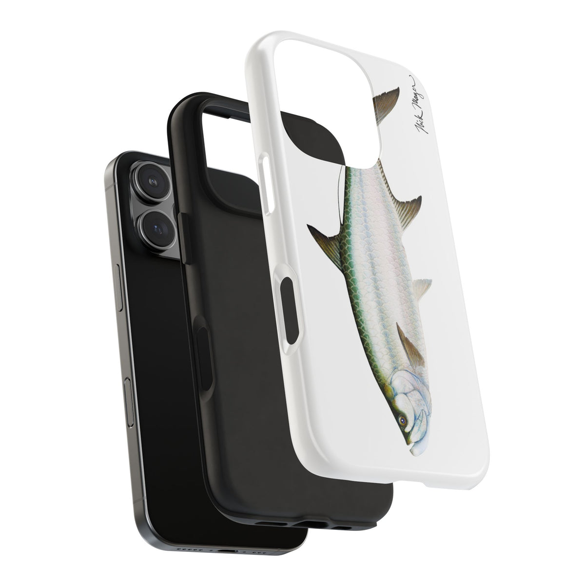 Tarpon White Phone Case (iPhone) Printify