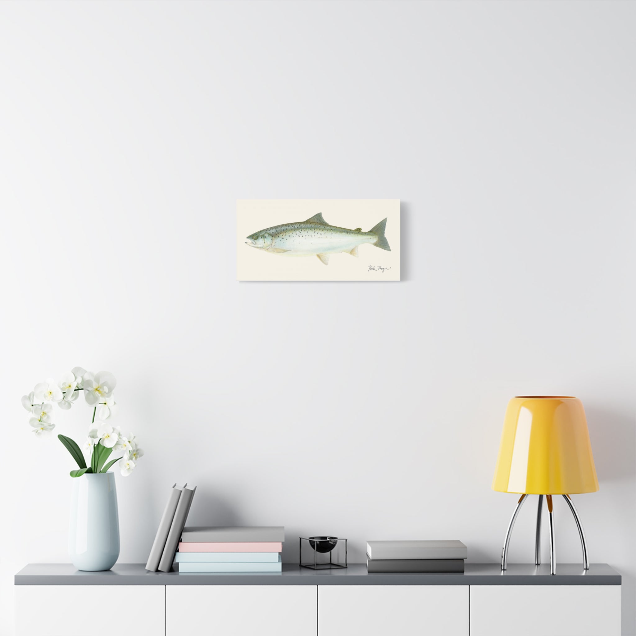 Landlocked Salmon Canvas Print