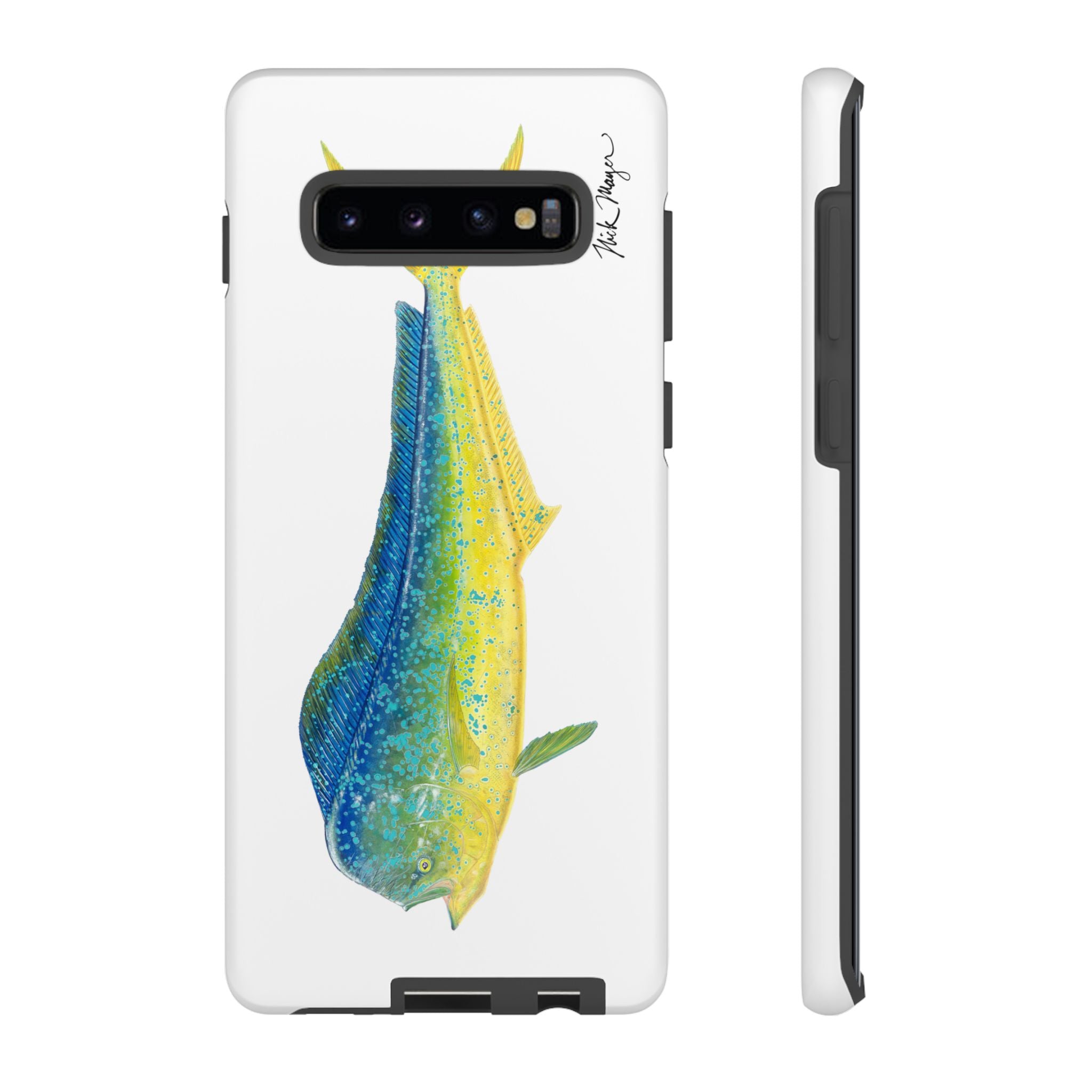 Bull Mahi White Phone Case (Samsung)
