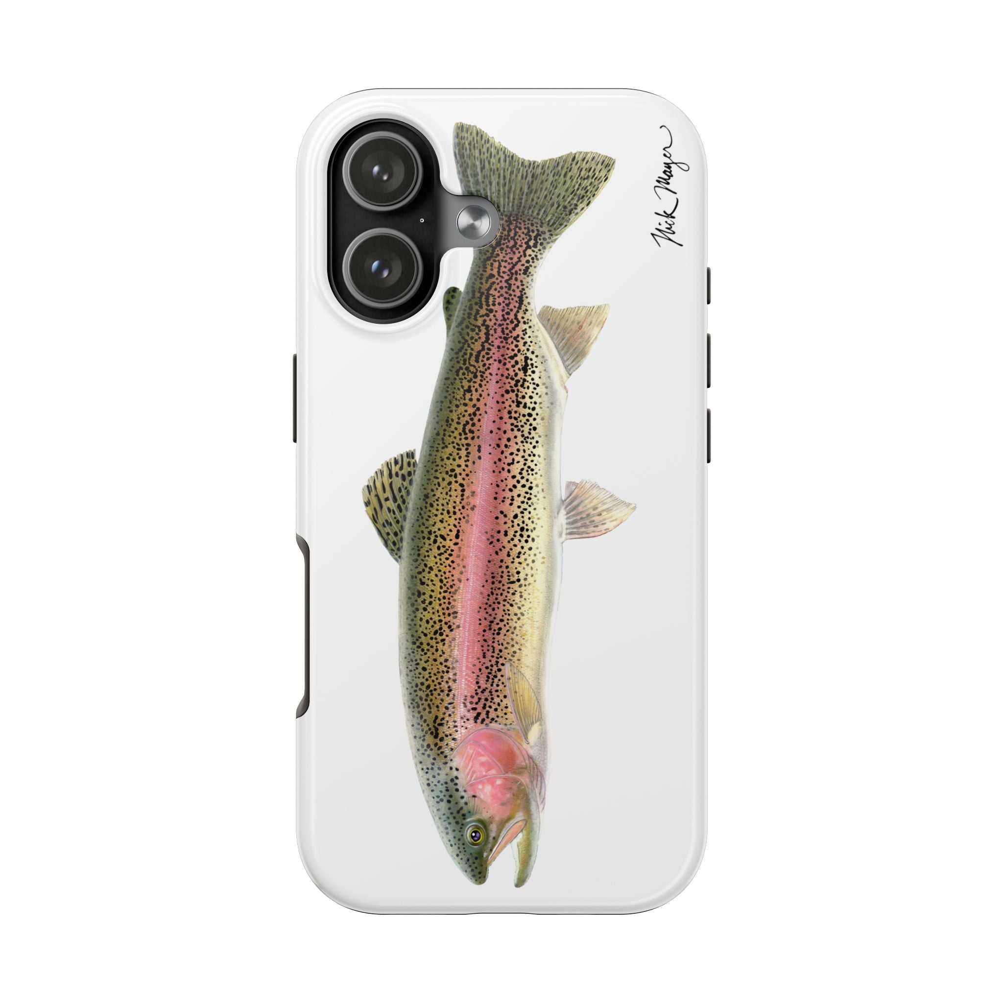Rainbow Trout White Phone Case (iPhone)