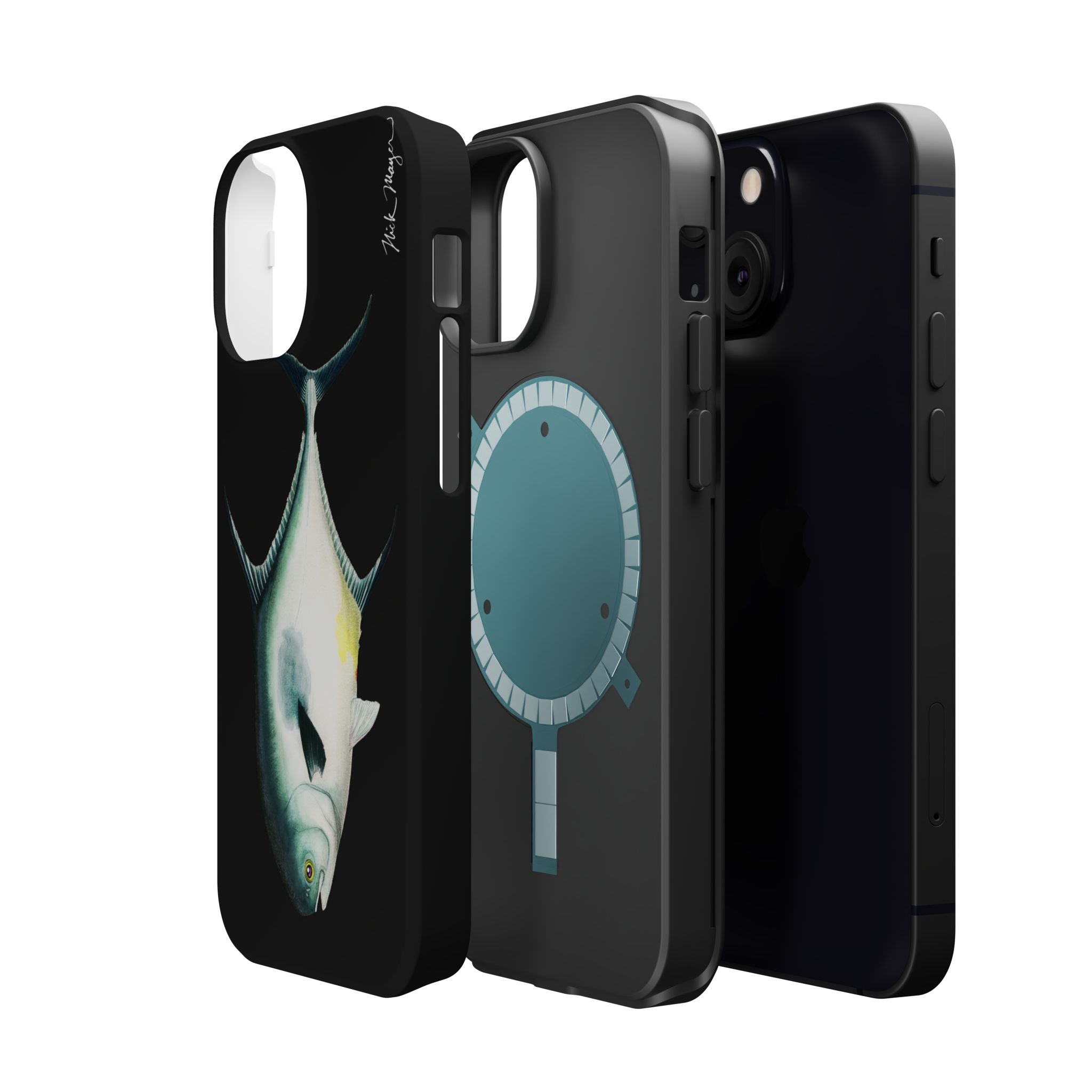 Atlantic Permit MagSafe Black iPhone Case