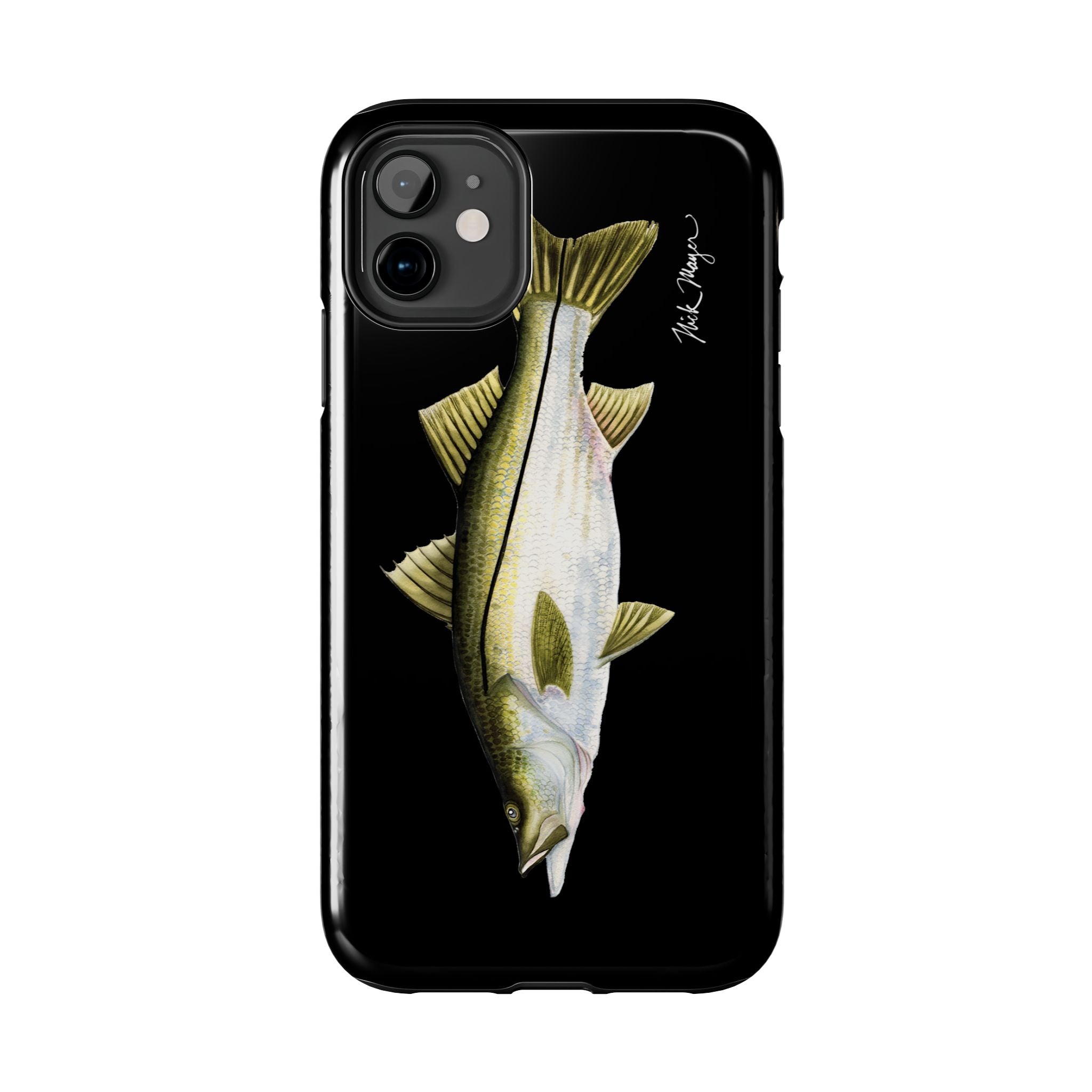 Snook Black Phone Case (iPhone)