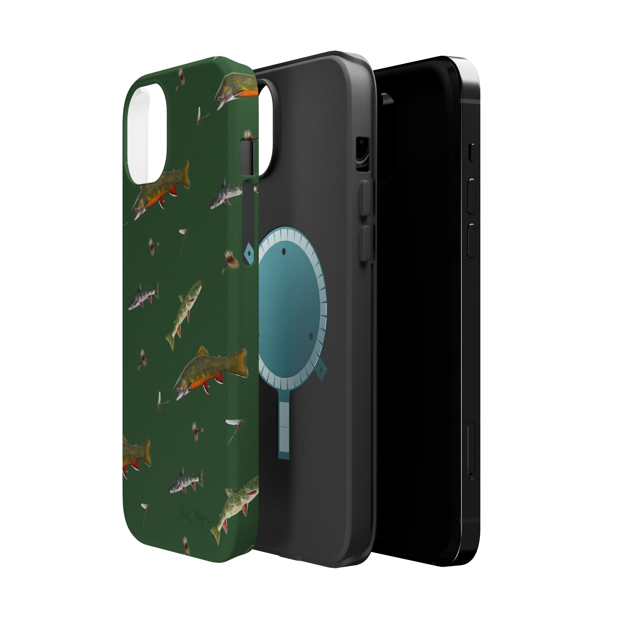 Trout and Flies MagSafe iPhone Case