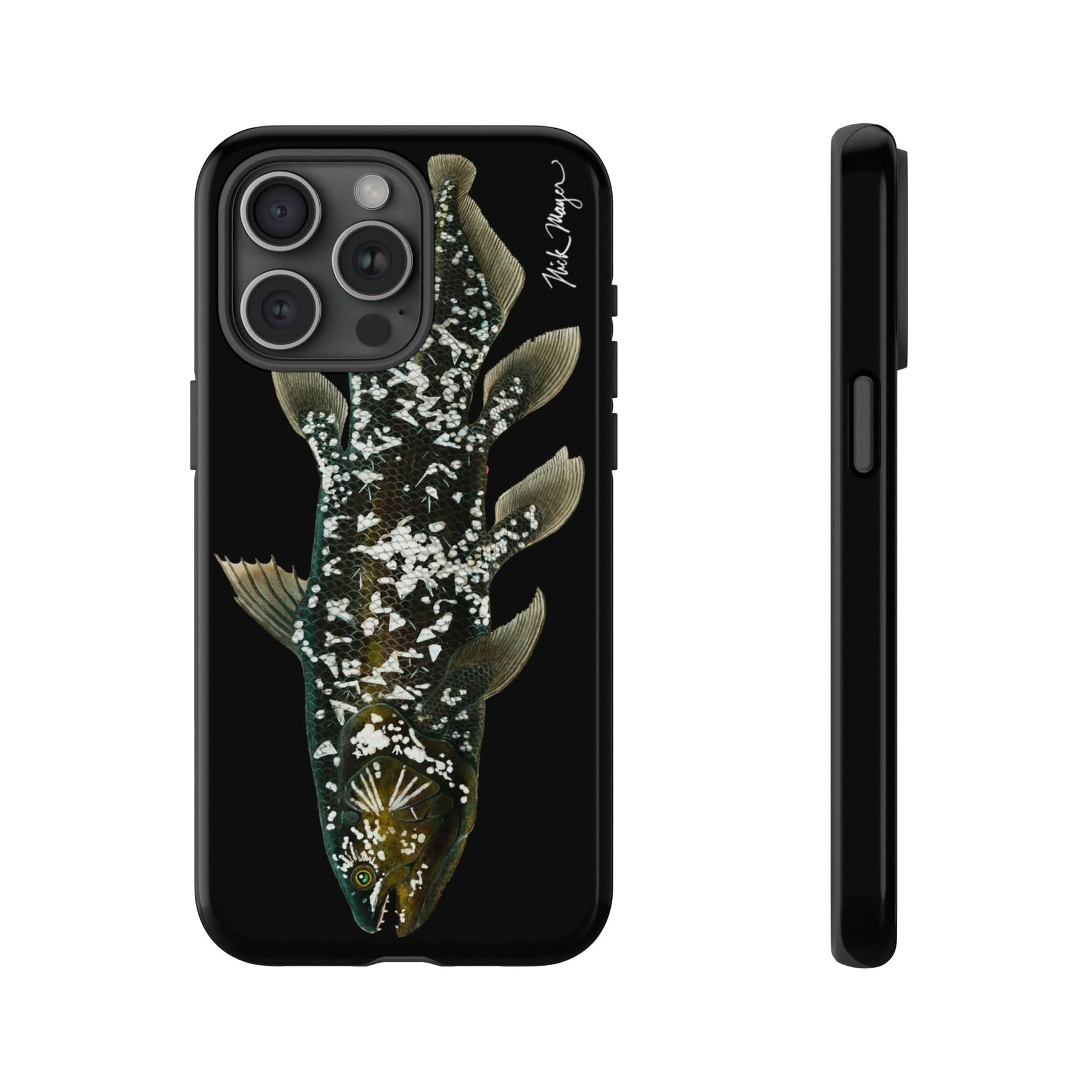 Coelacanth Black iPhone 15 Case
