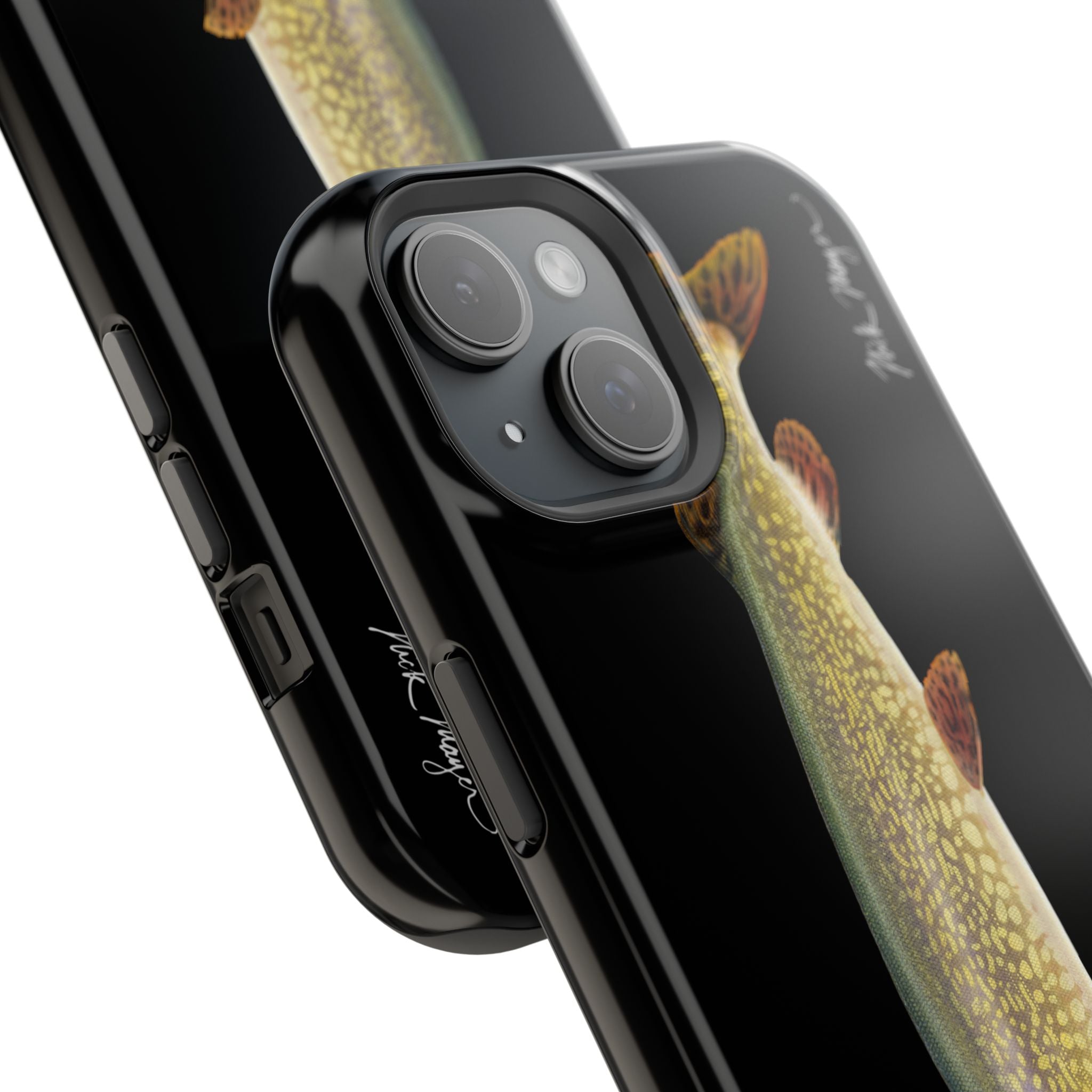 Northern Pike MagSafe Black iPhone Case Printify