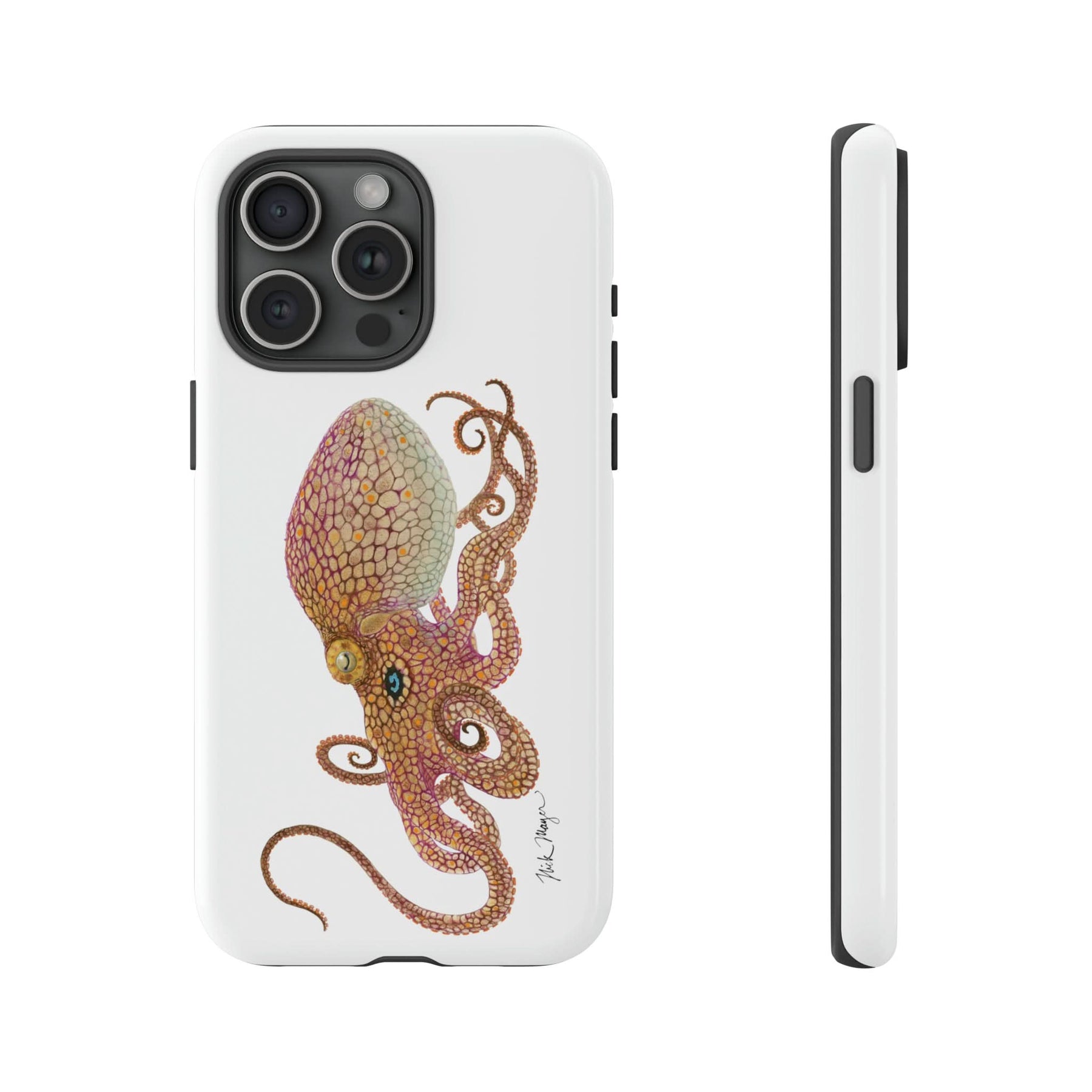 Two Spot Octopus iPhone 15 Case