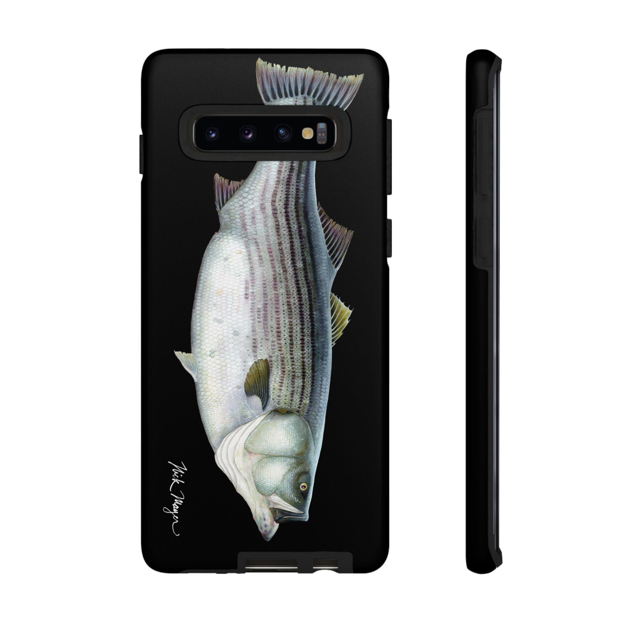 Cow Striper Phone Case (Samsung) - black