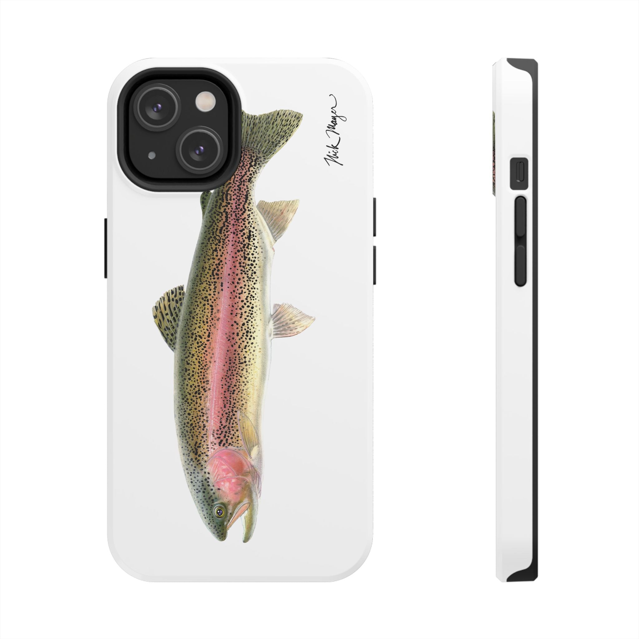 Rainbow Trout White Phone Case (iPhone)