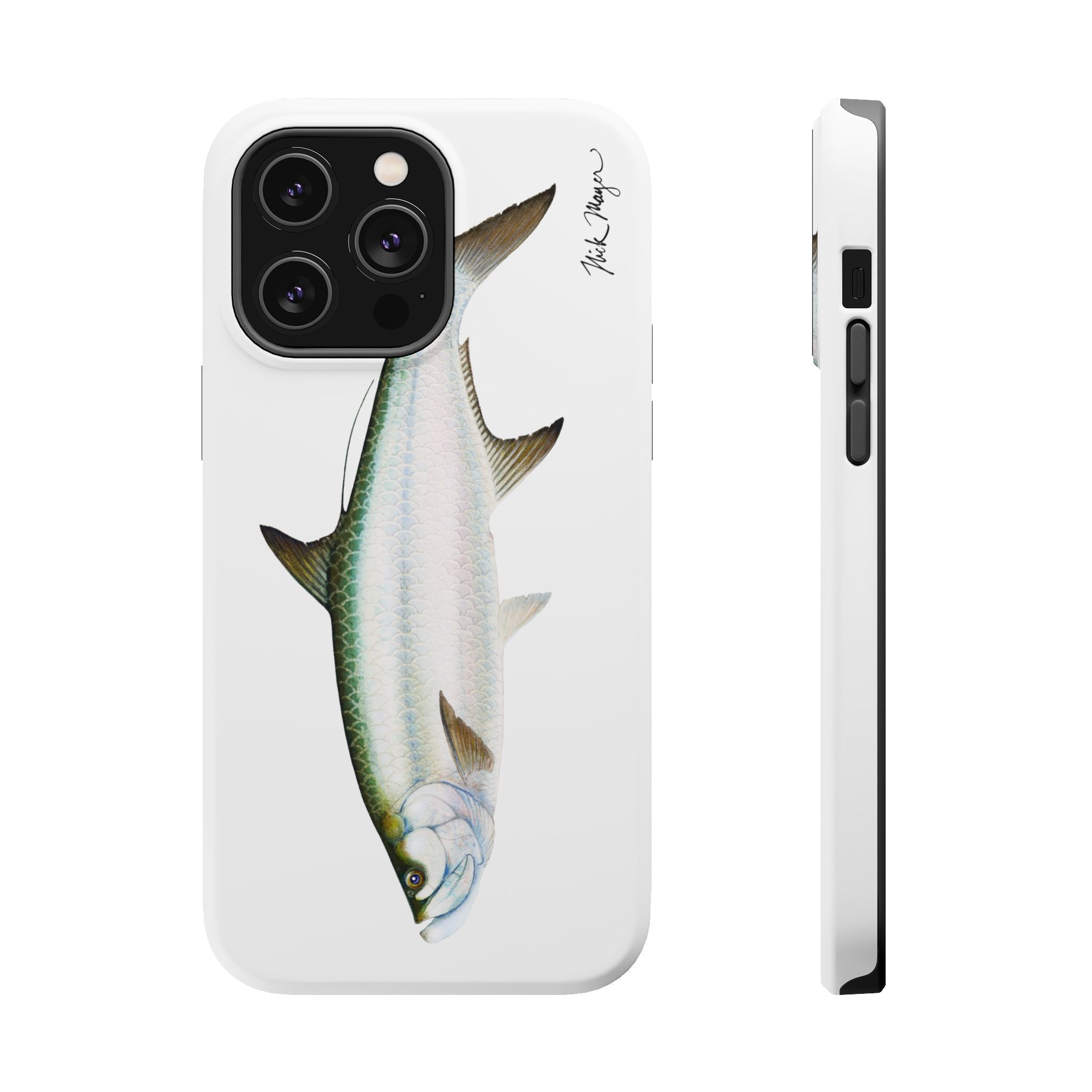 Tarpon MagSafe White iPhone Case