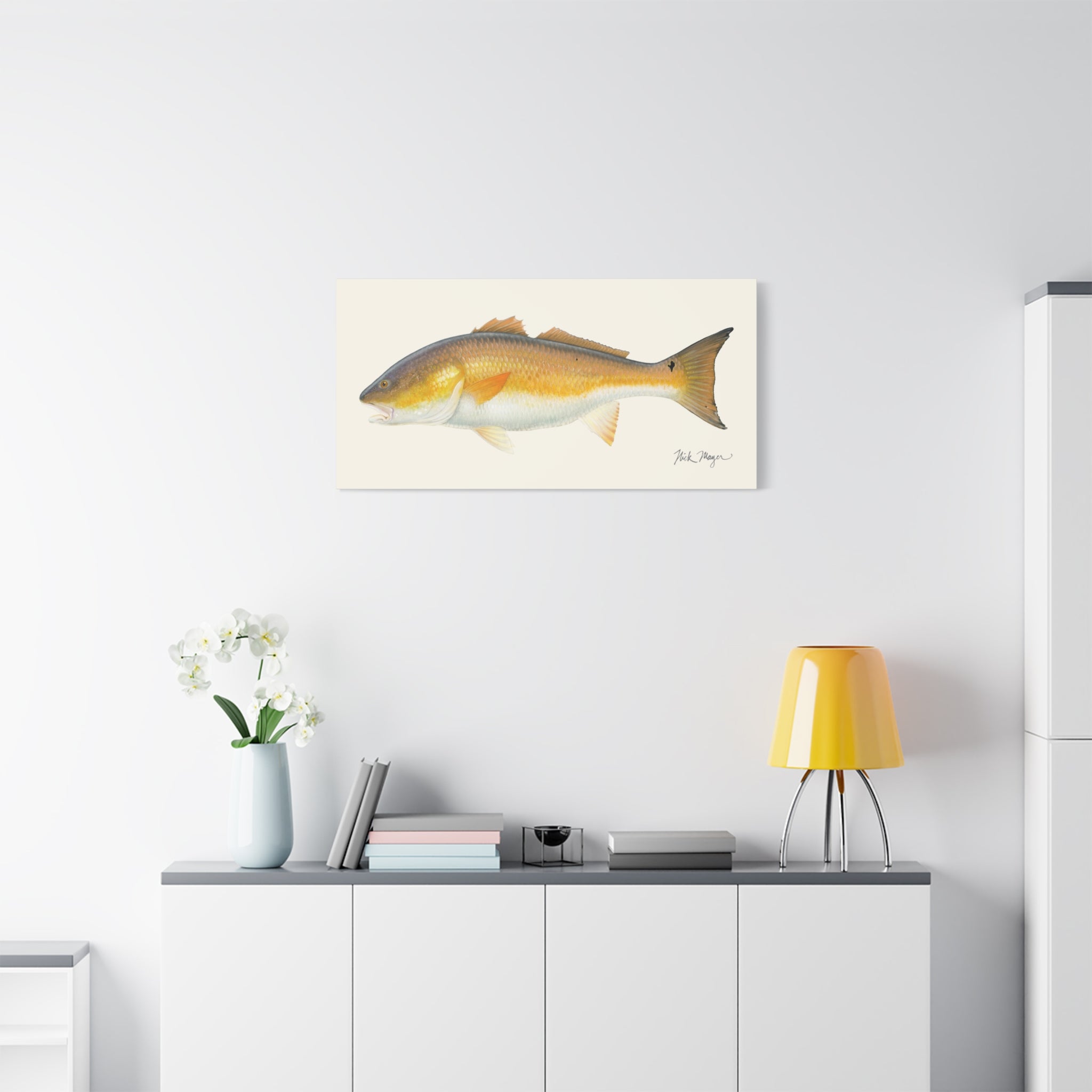 Bull Redfish Canvas Print Printify