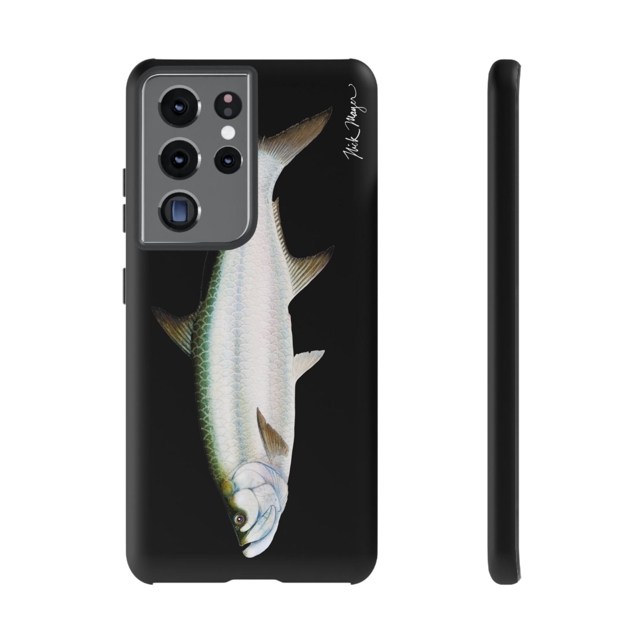 Tarpon Black Phone Case (Samsung) Printify