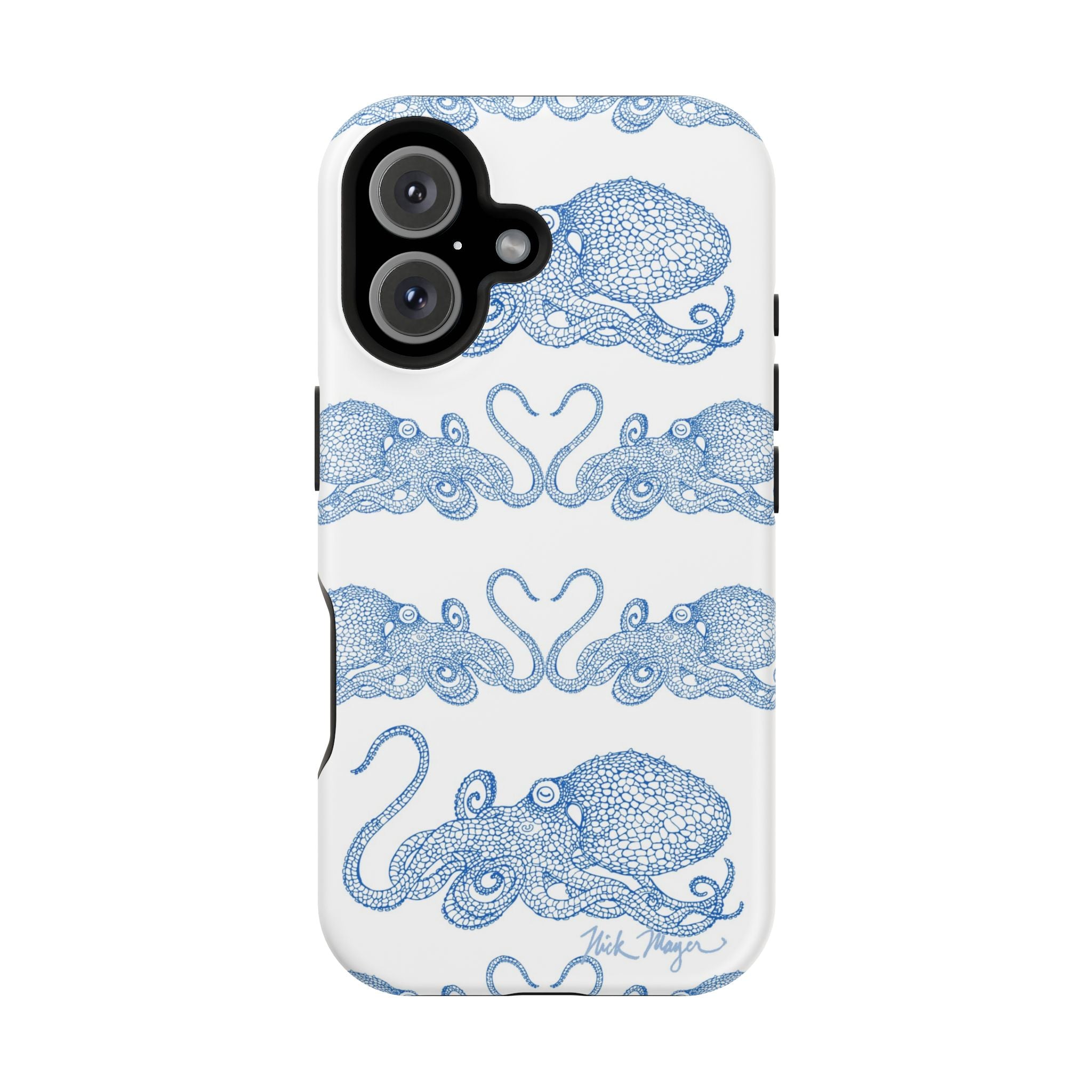 Blue Octopus 1 MagSafe iPhone Case