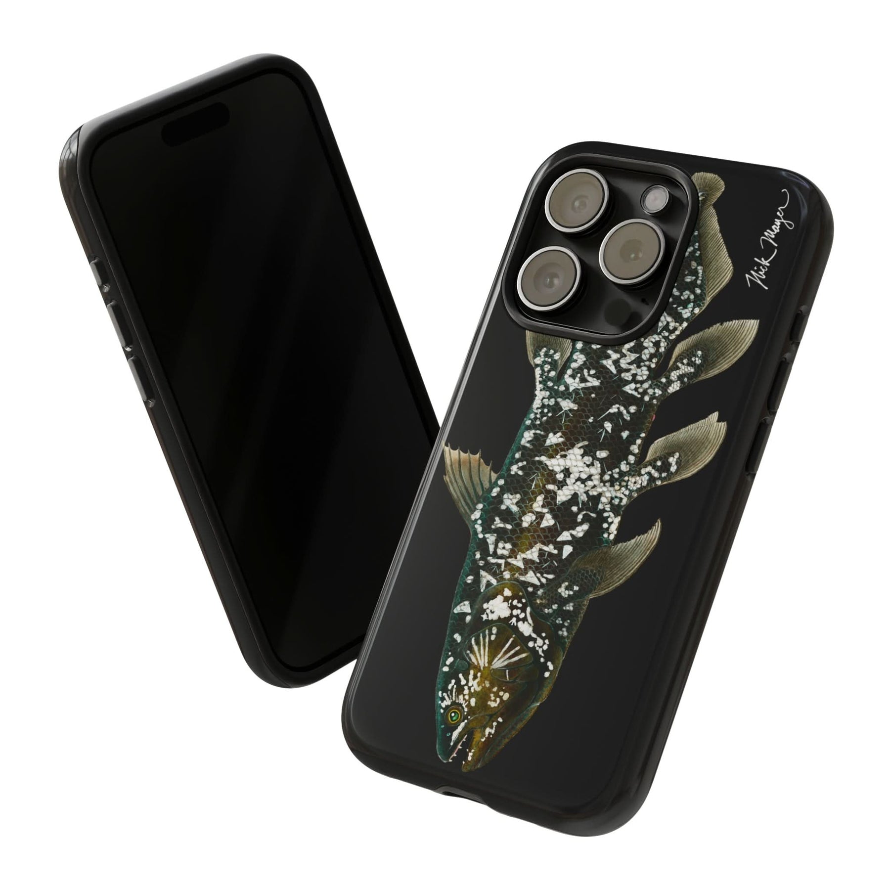 Coelacanth Black iPhone 15 Case