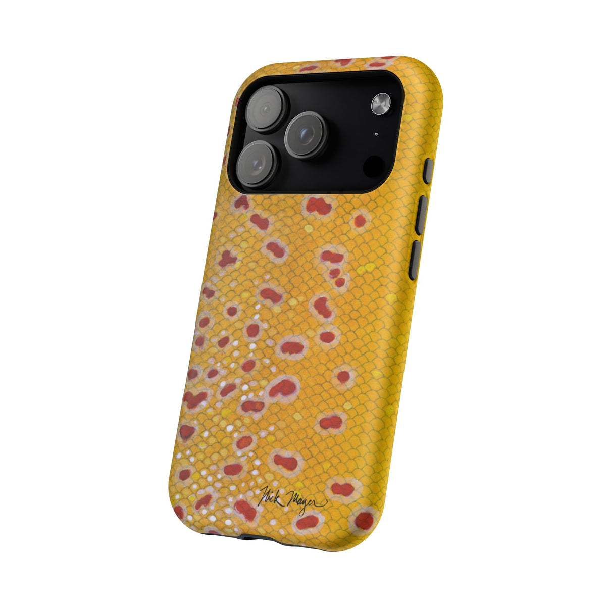 Brown Trout 3 Skin MagSafe iPhone Case Printify