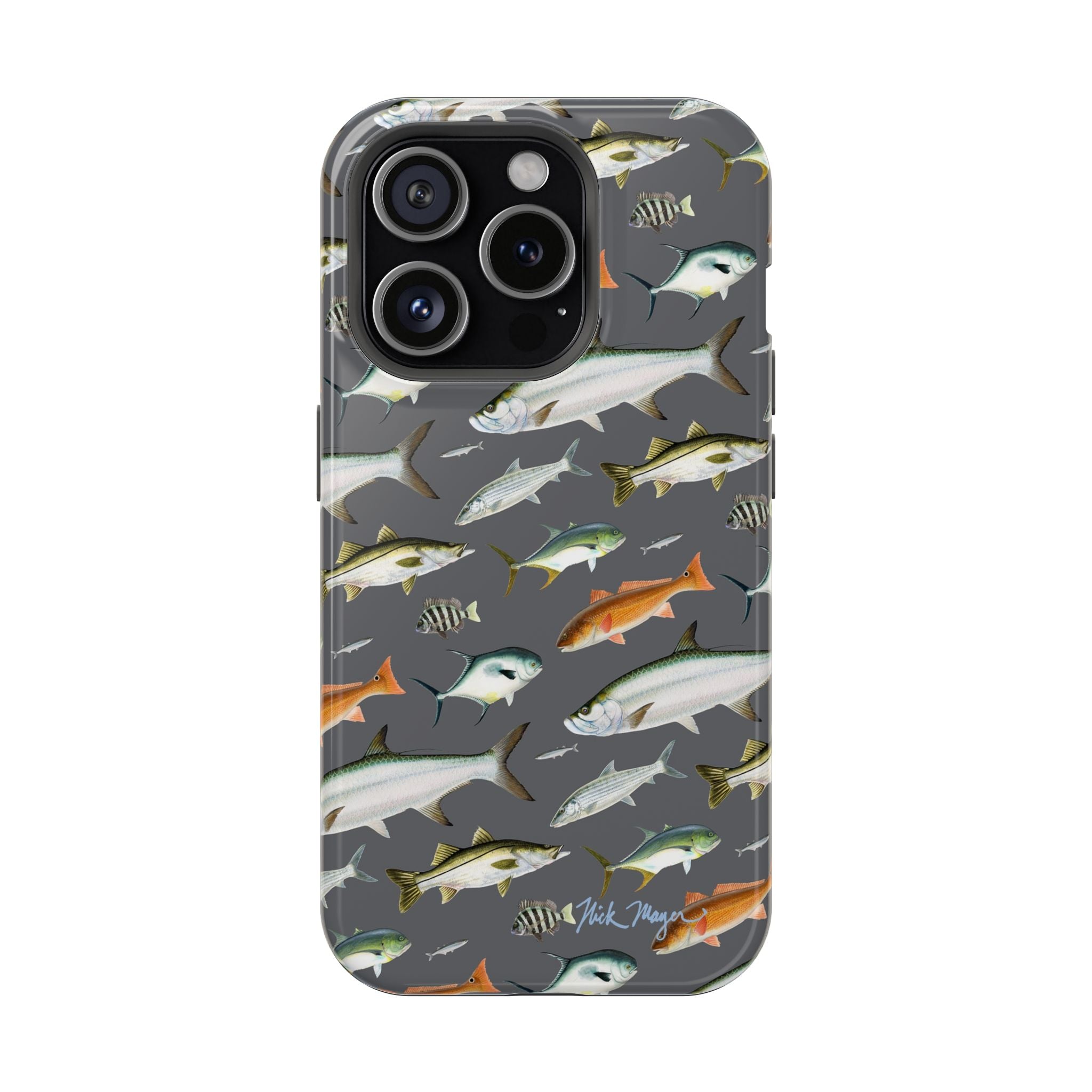 NEW Southern Fish Grey MagSafe iPhone Case