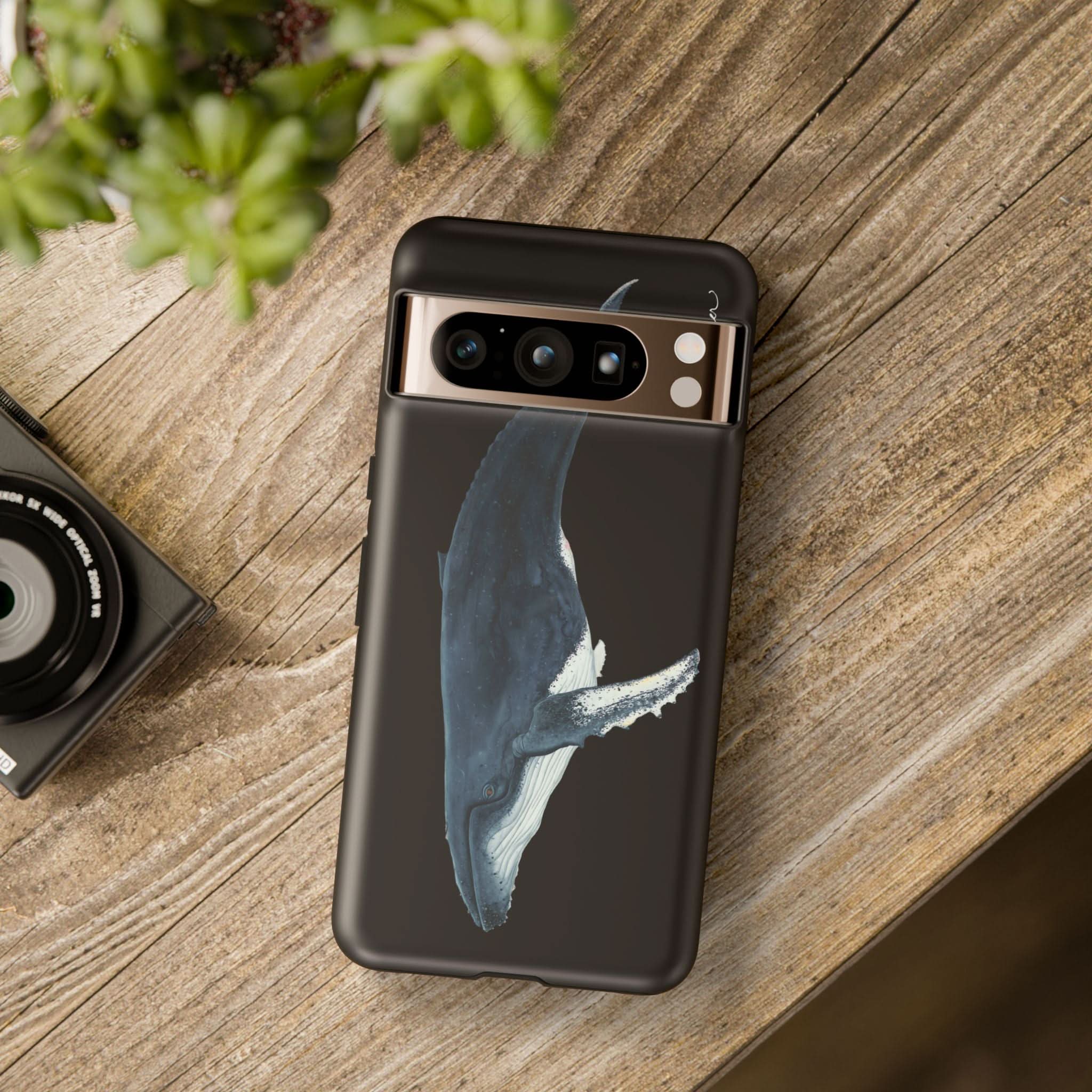 Humpback Black Phone Case (iPhone 16 & Samsung)