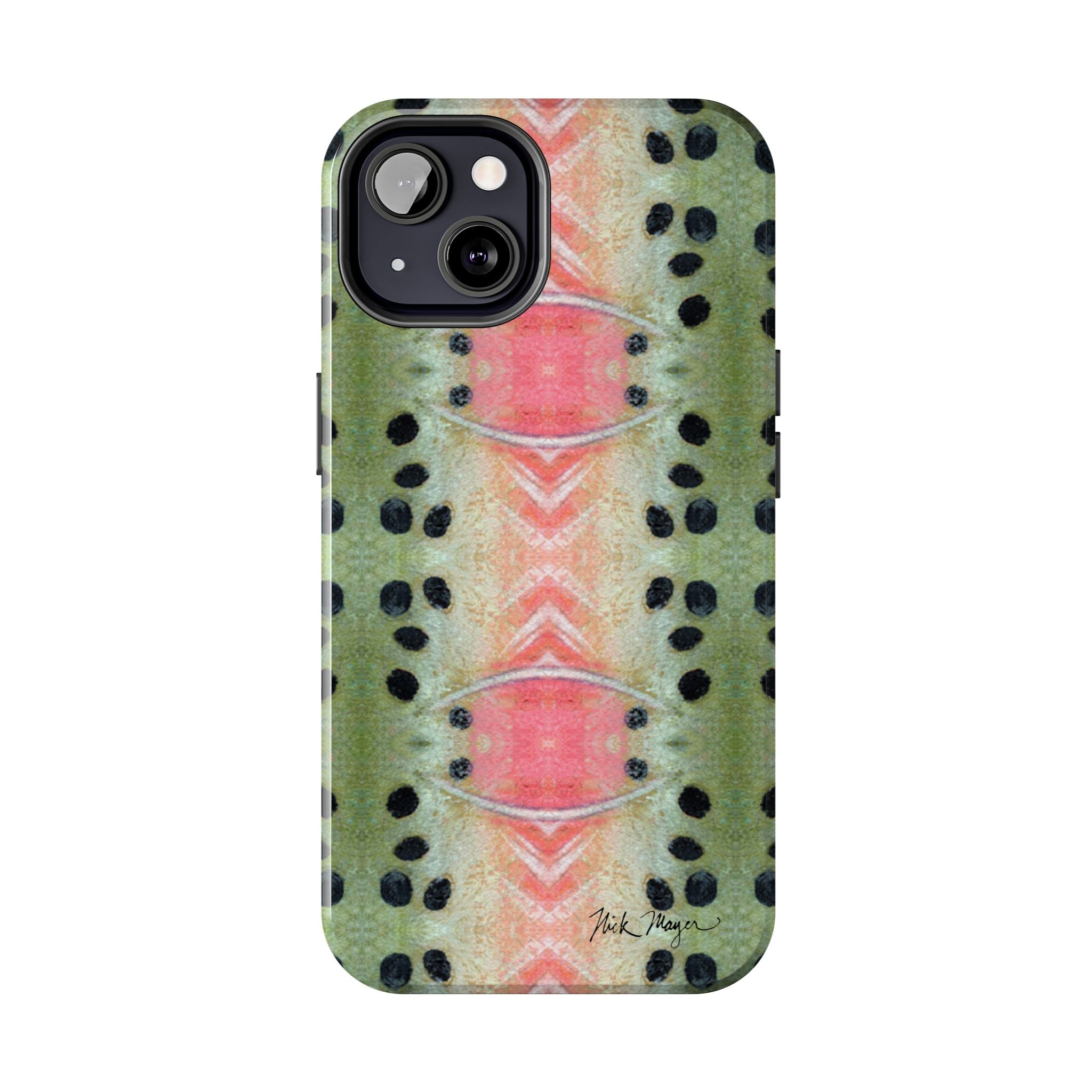 Rainbow Trout Pattern Phone Case (iPhone)