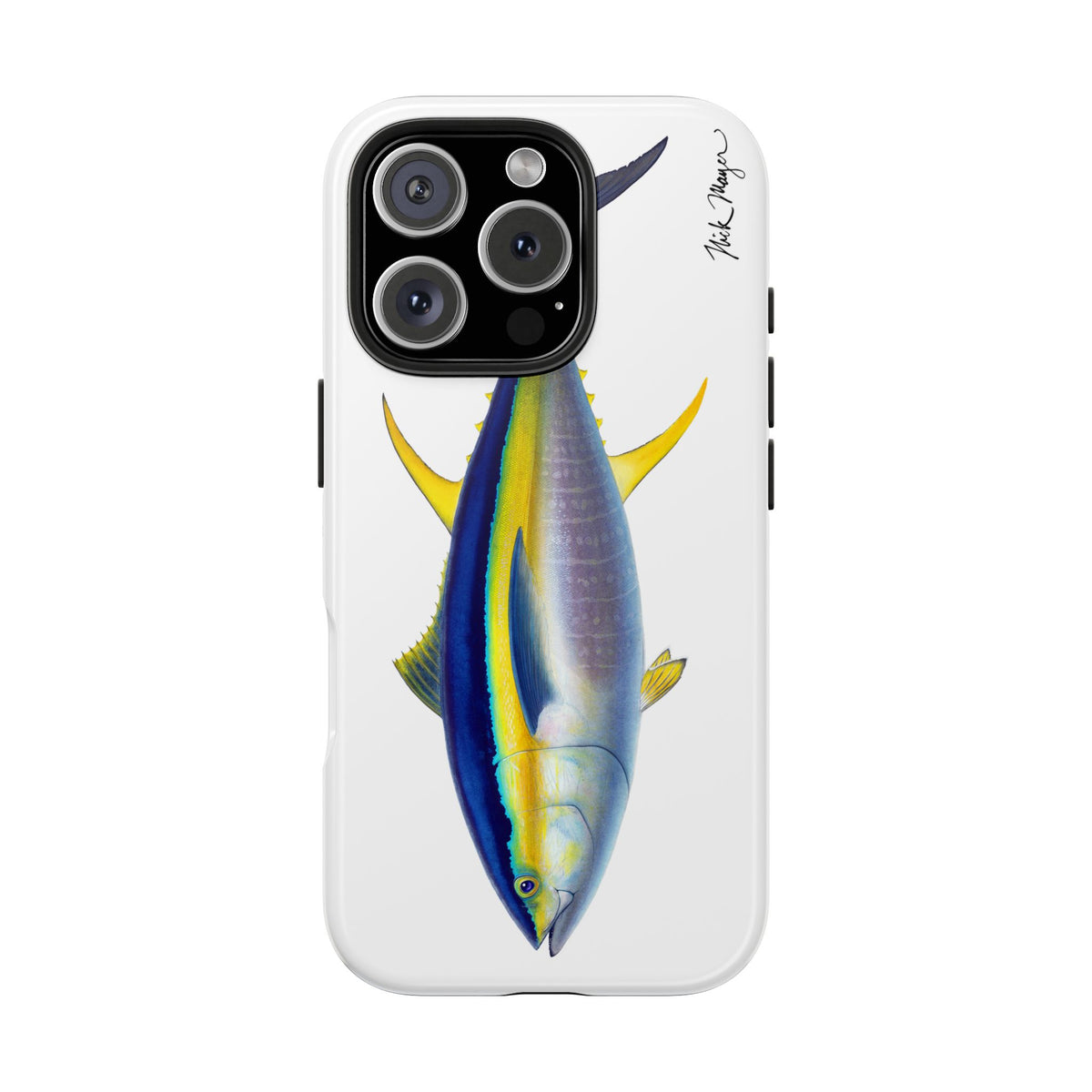 Yellowfin Tuna White Phone Case (iPhone) Printify