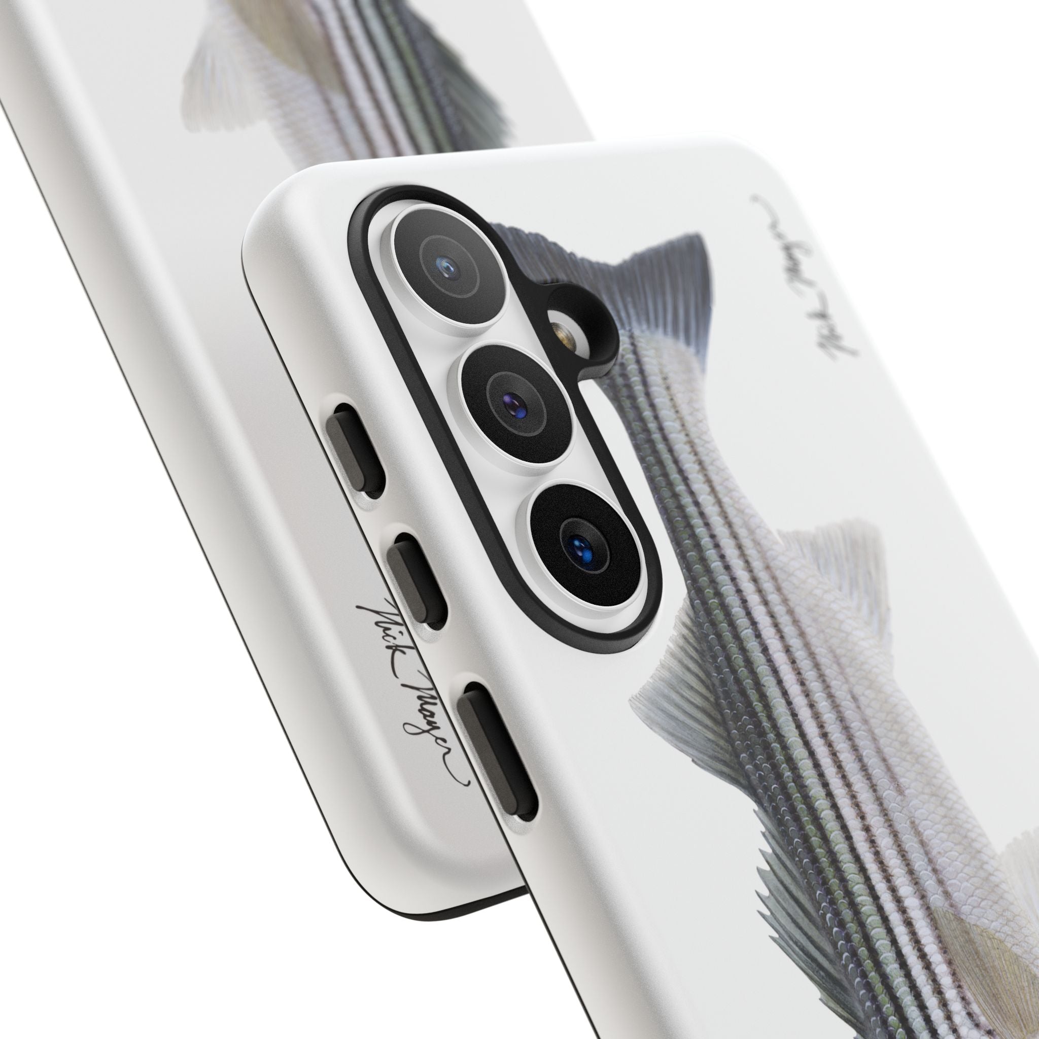 Schoolie Striper White Phone Case (Samsung) Printify
