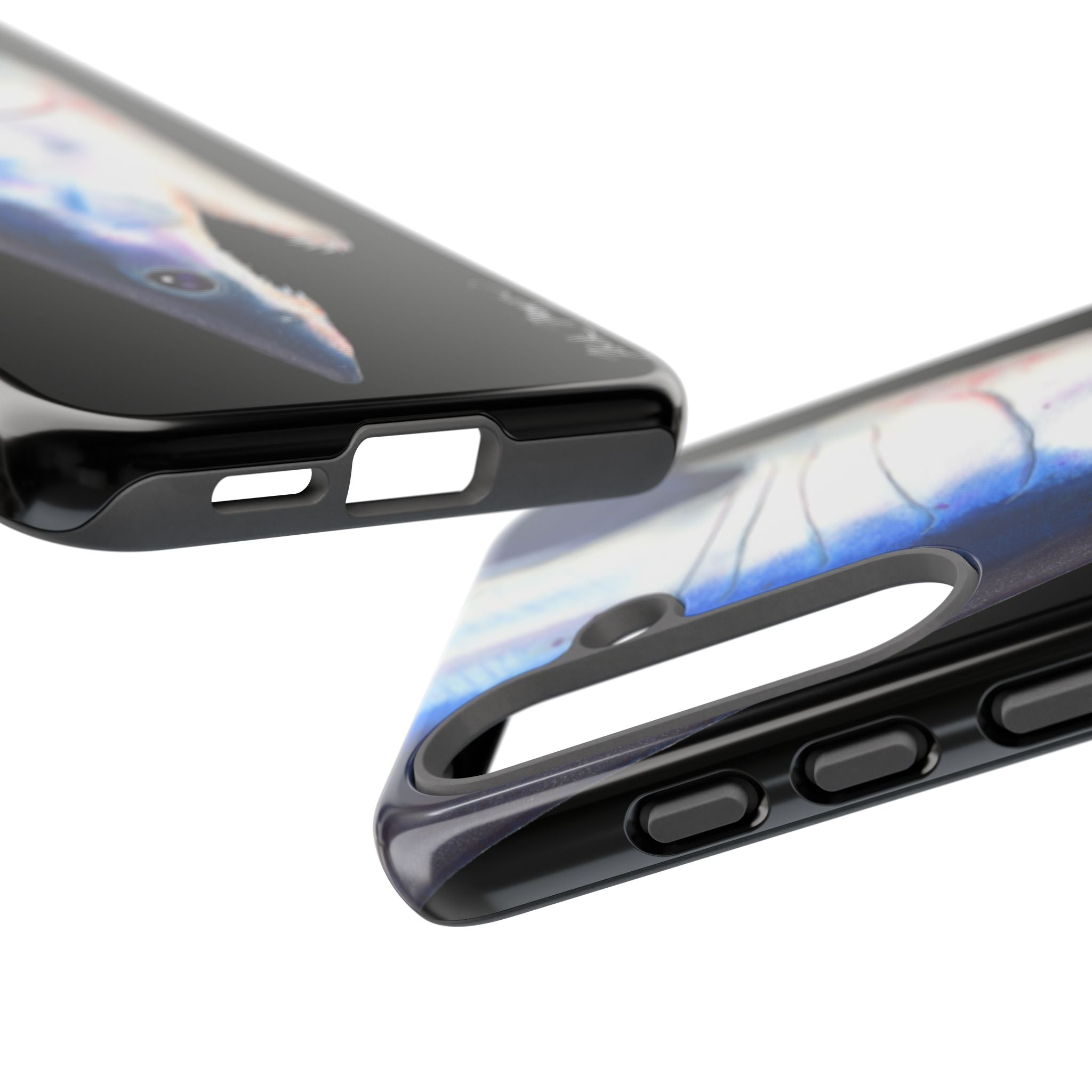Mako Shark Face Black Phone Case (Samsung) Printify