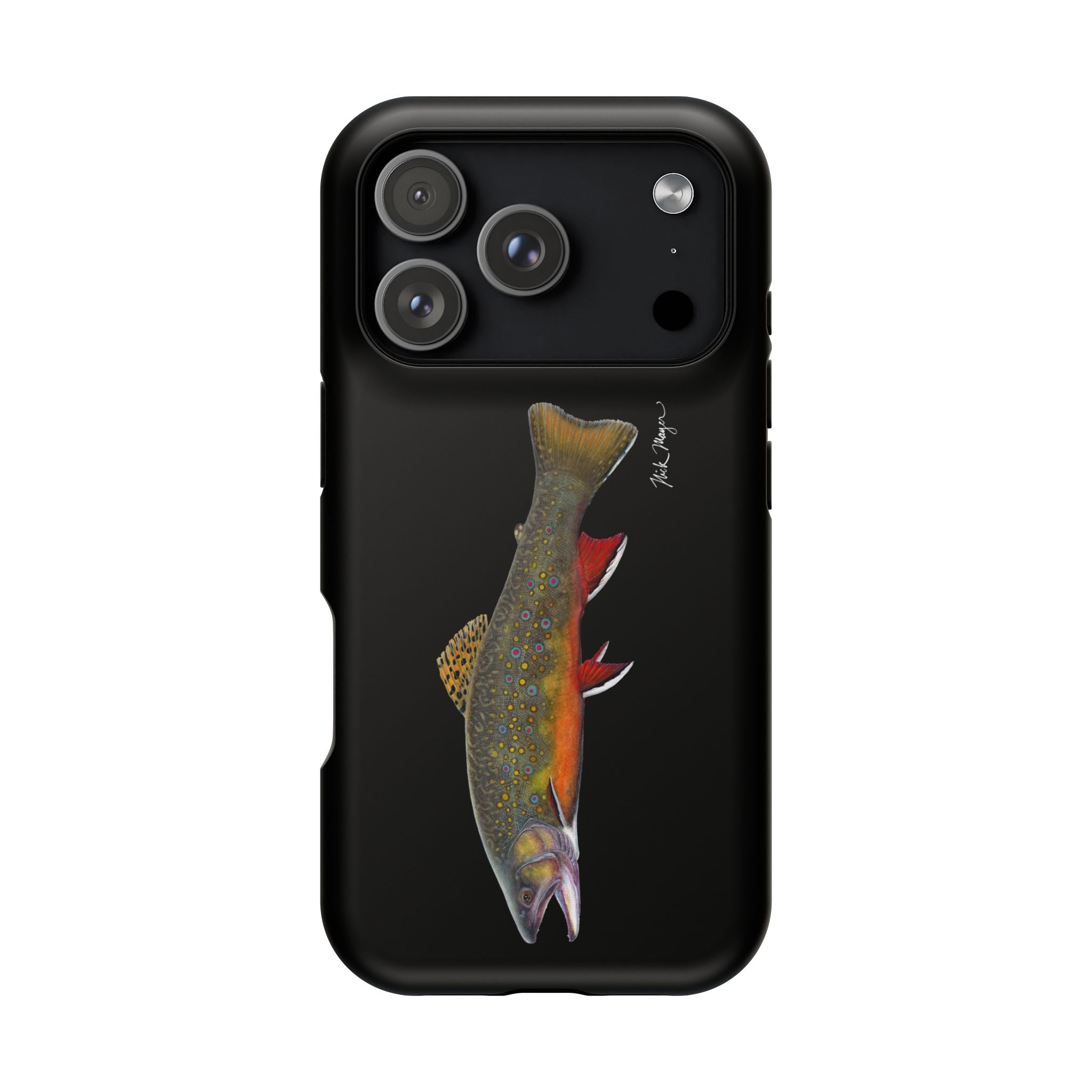 Brook Trout MagSafe Black iPhone Case