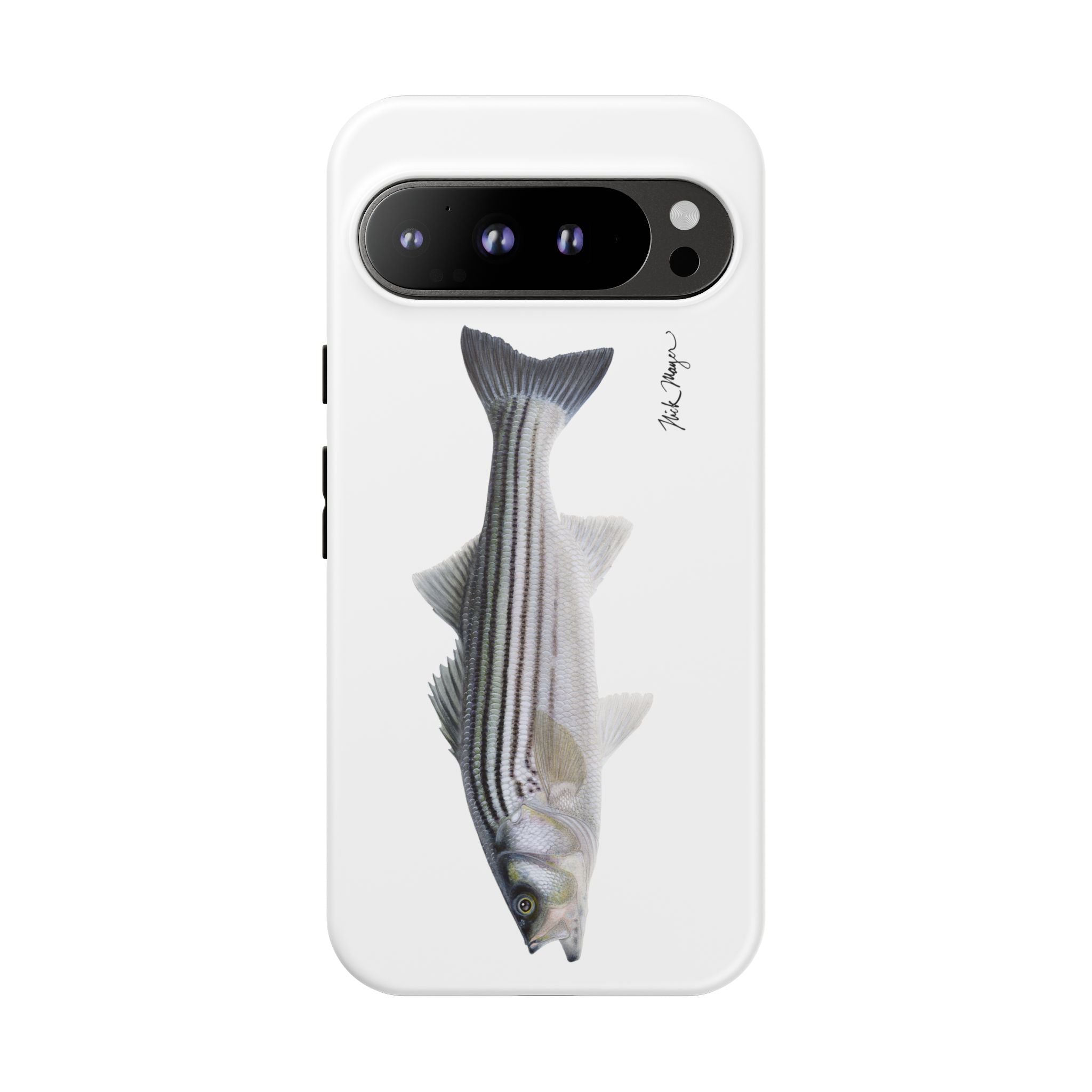 Schoolie Striper White Phone Case (Samsung) Printify