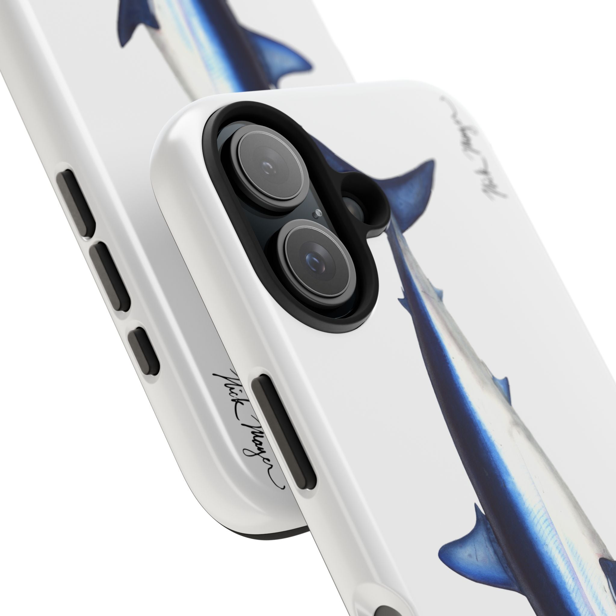 Mako Shark White Phone Case (iPhone)