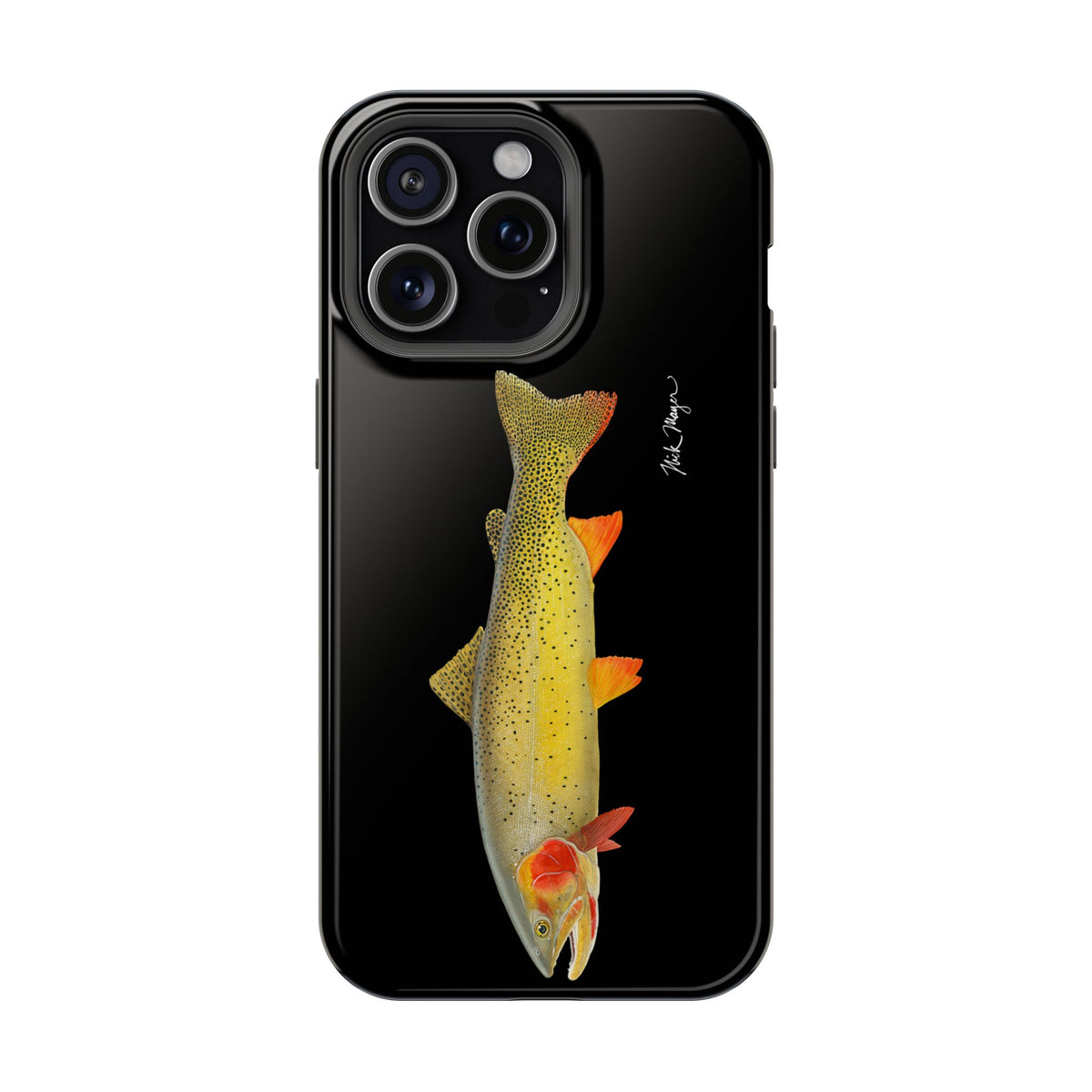 Cutthroat Trout 1 Black MagSafe iPhone Case Printify