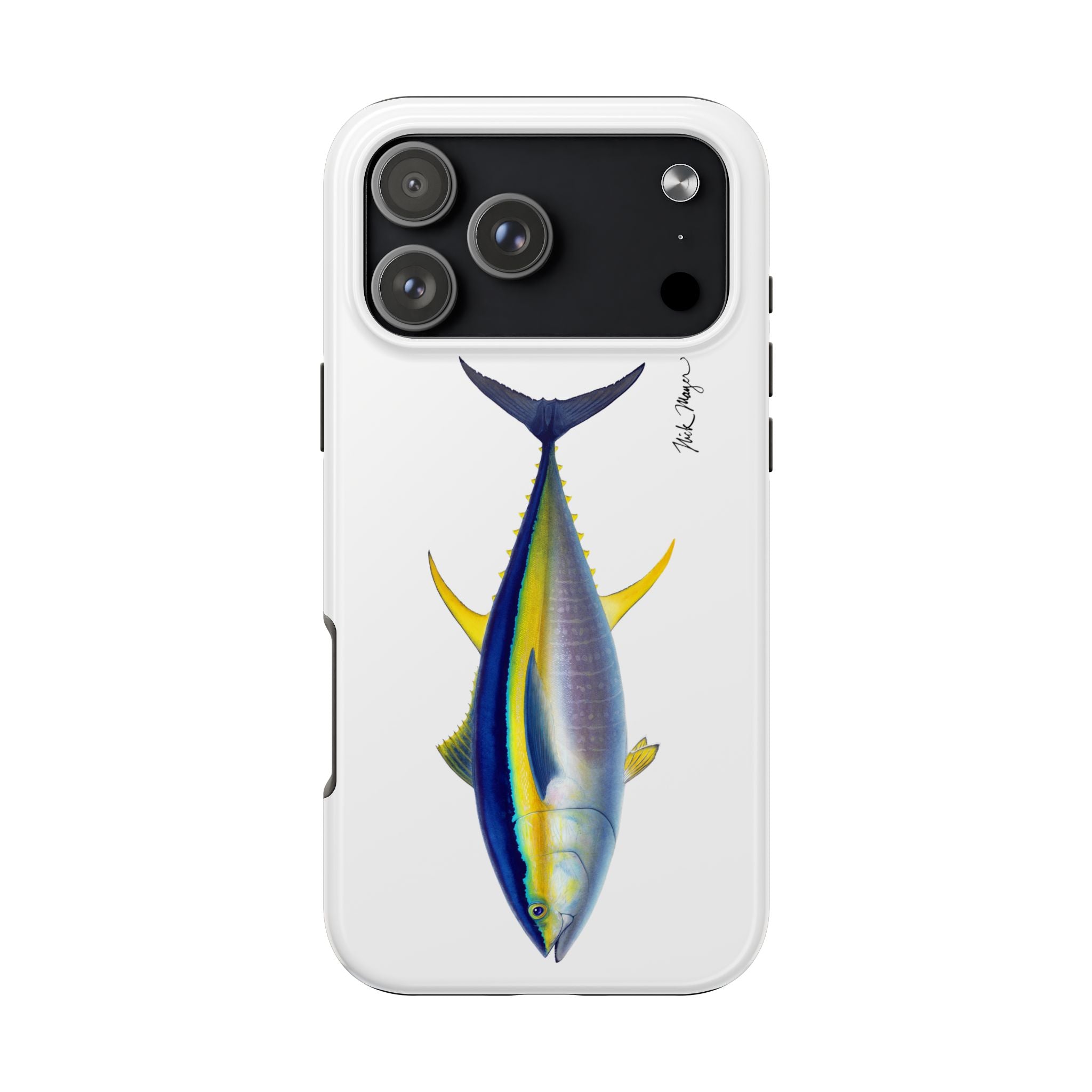 Yellowfin Tuna White Phone Case (iPhone)
