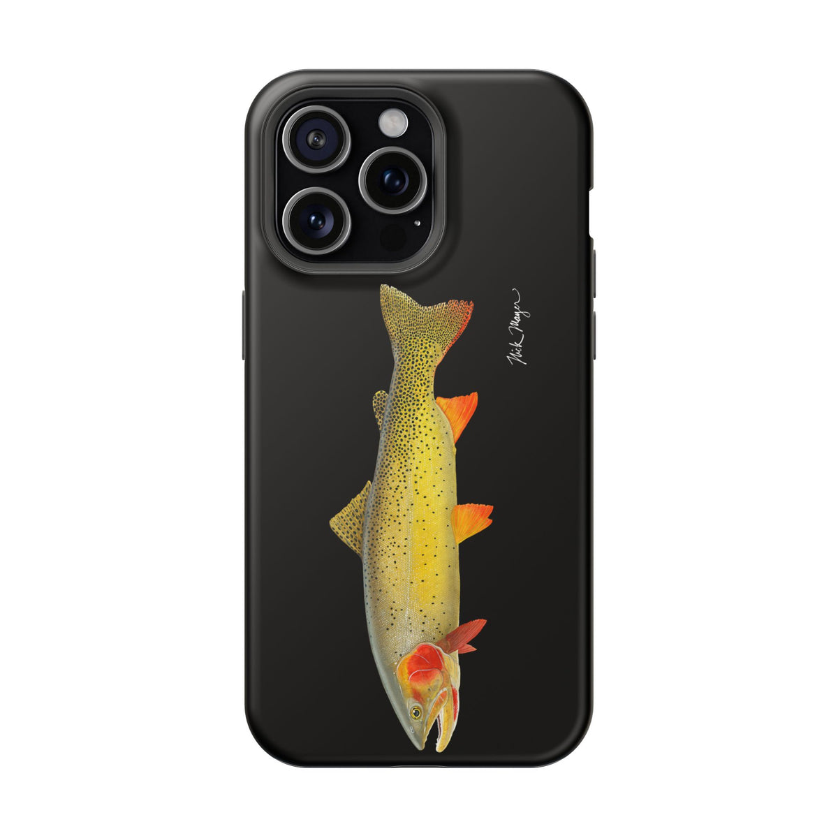 Cutthroat Trout 1 Black MagSafe iPhone Case Printify