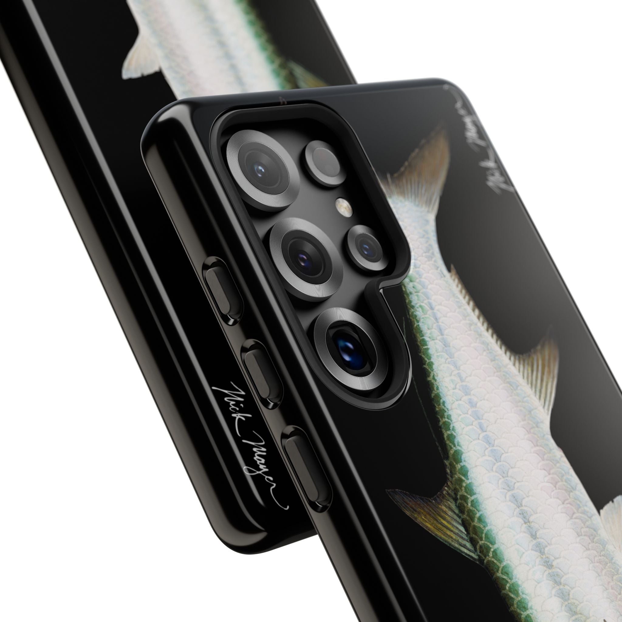 Tarpon Black Phone Case (Samsung) Printify
