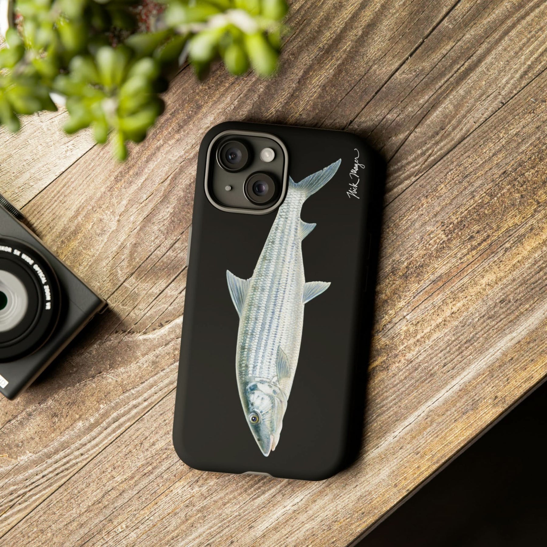 Bonefish Black iPhone 15 Case