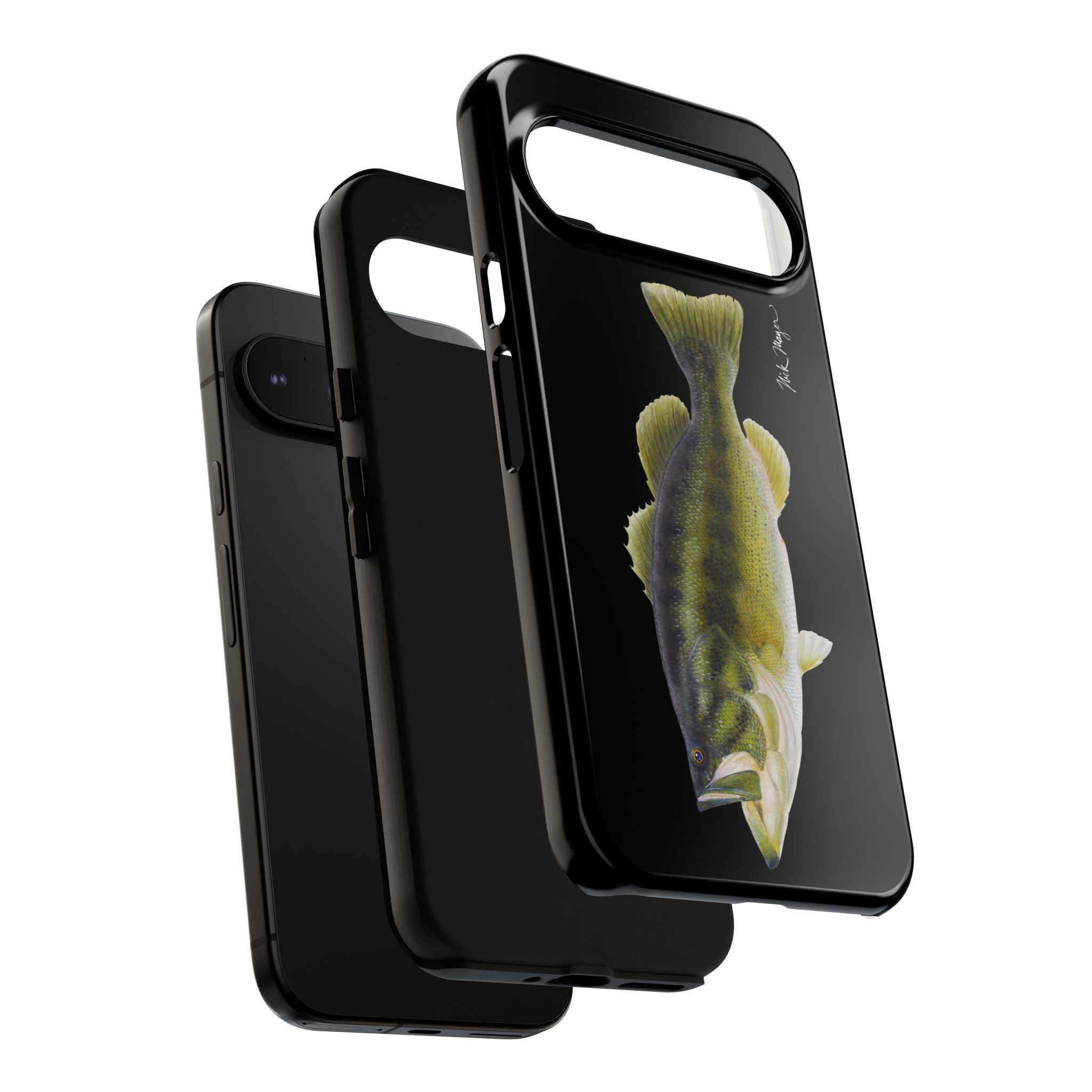 Largemouth Bass Black Phone Case (Samsung)