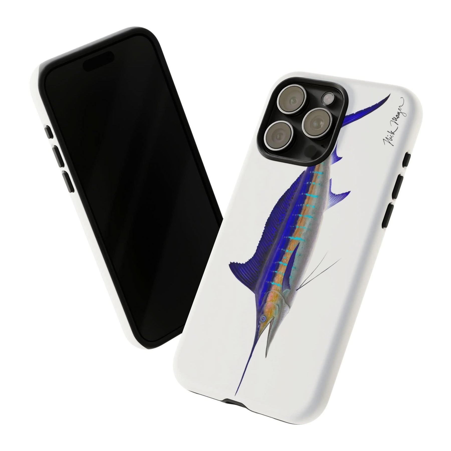 Striped Marlin iPhone 15 Case