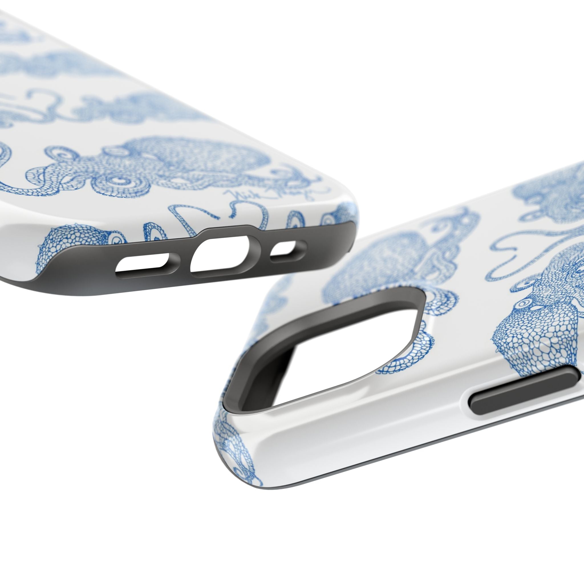 Blue Octopus 1 MagSafe iPhone Case