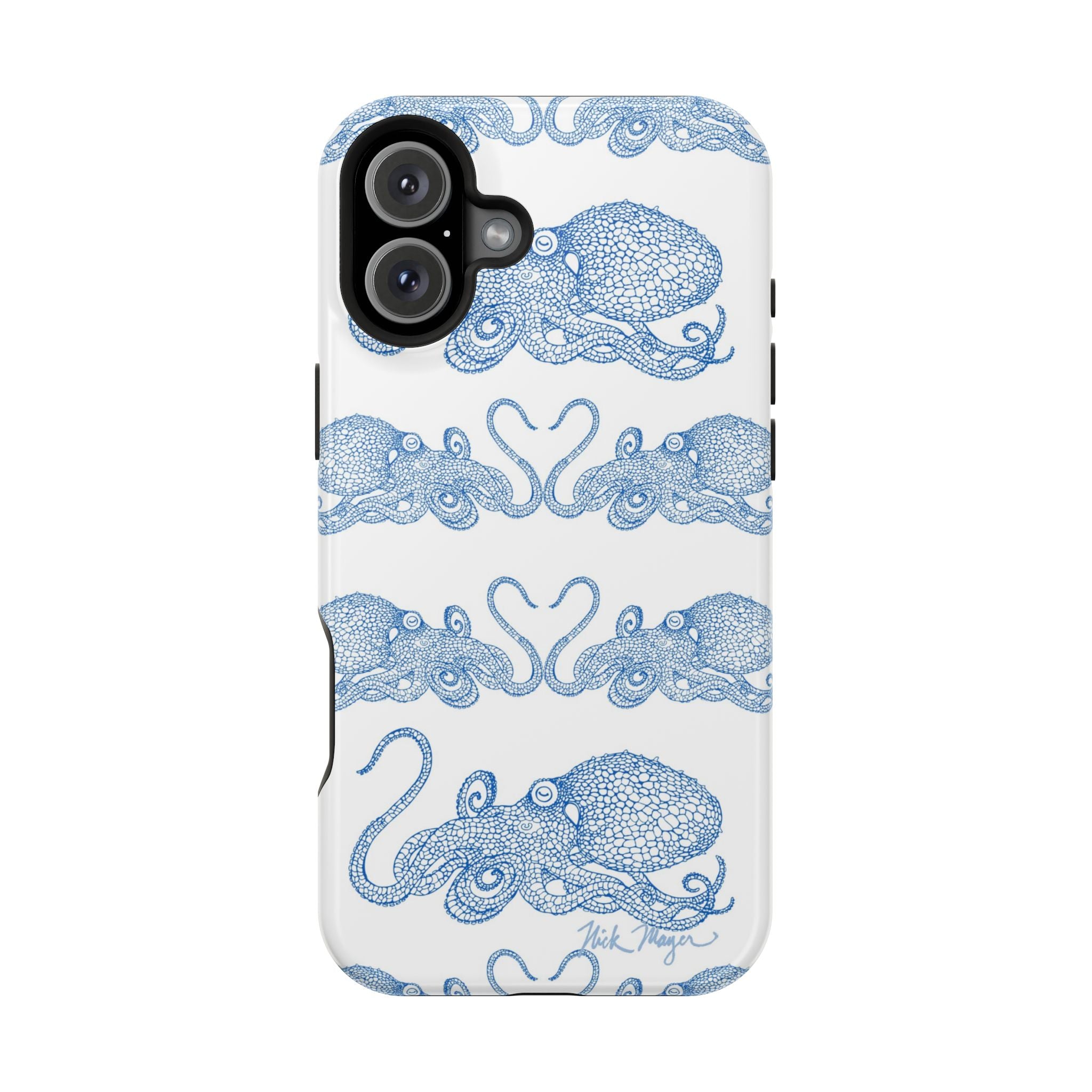 Blue Octopus 1 MagSafe iPhone Case