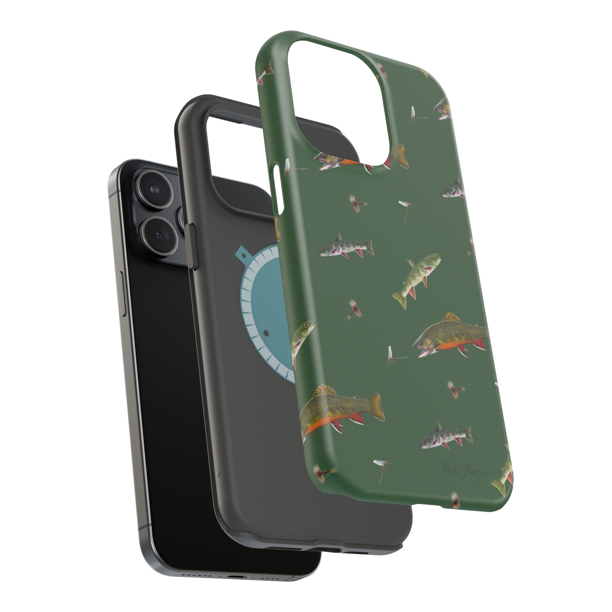 Trout and Flies MagSafe iPhone Case