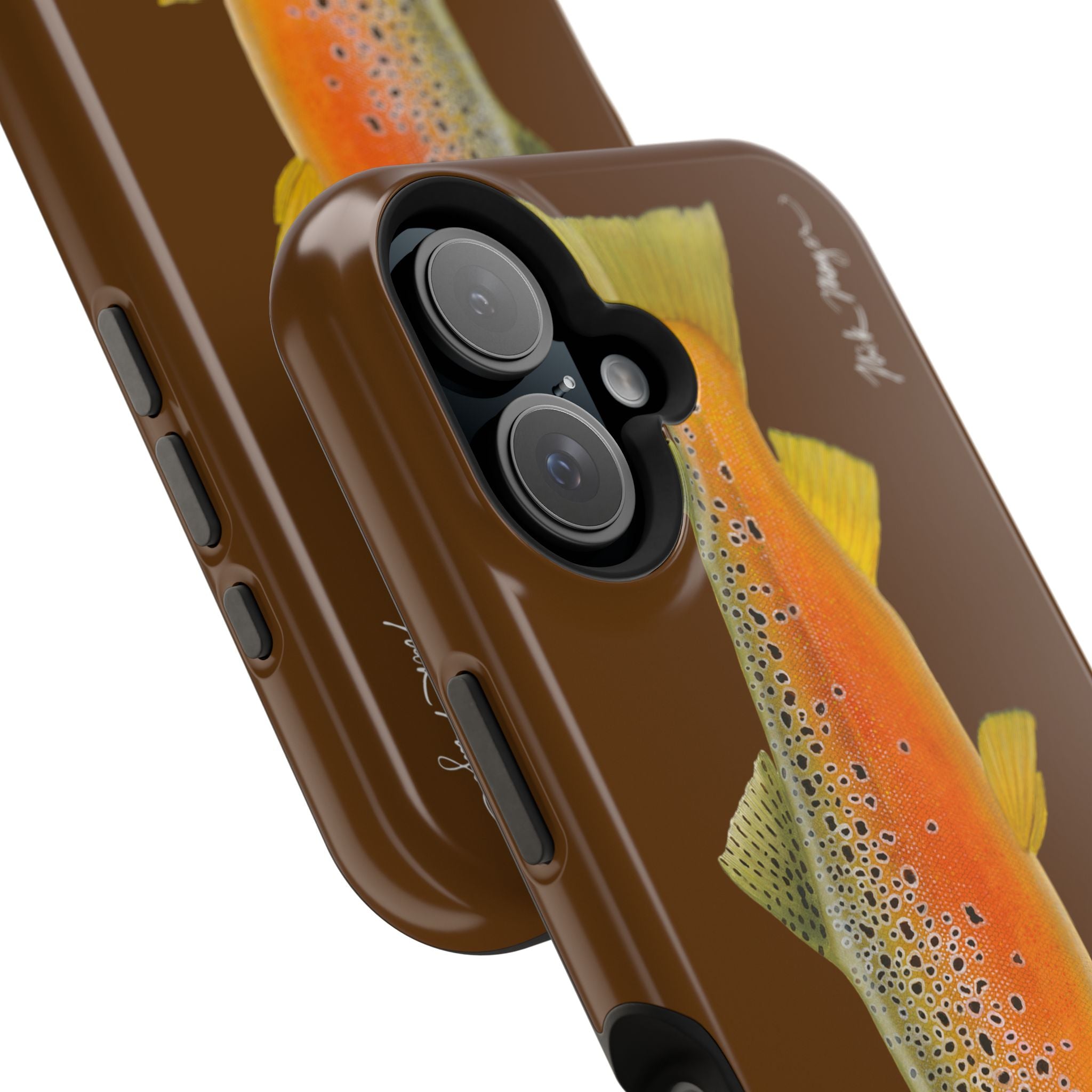 Brown Trout 2 Brown MagSafe iPhone Case, Limited Run