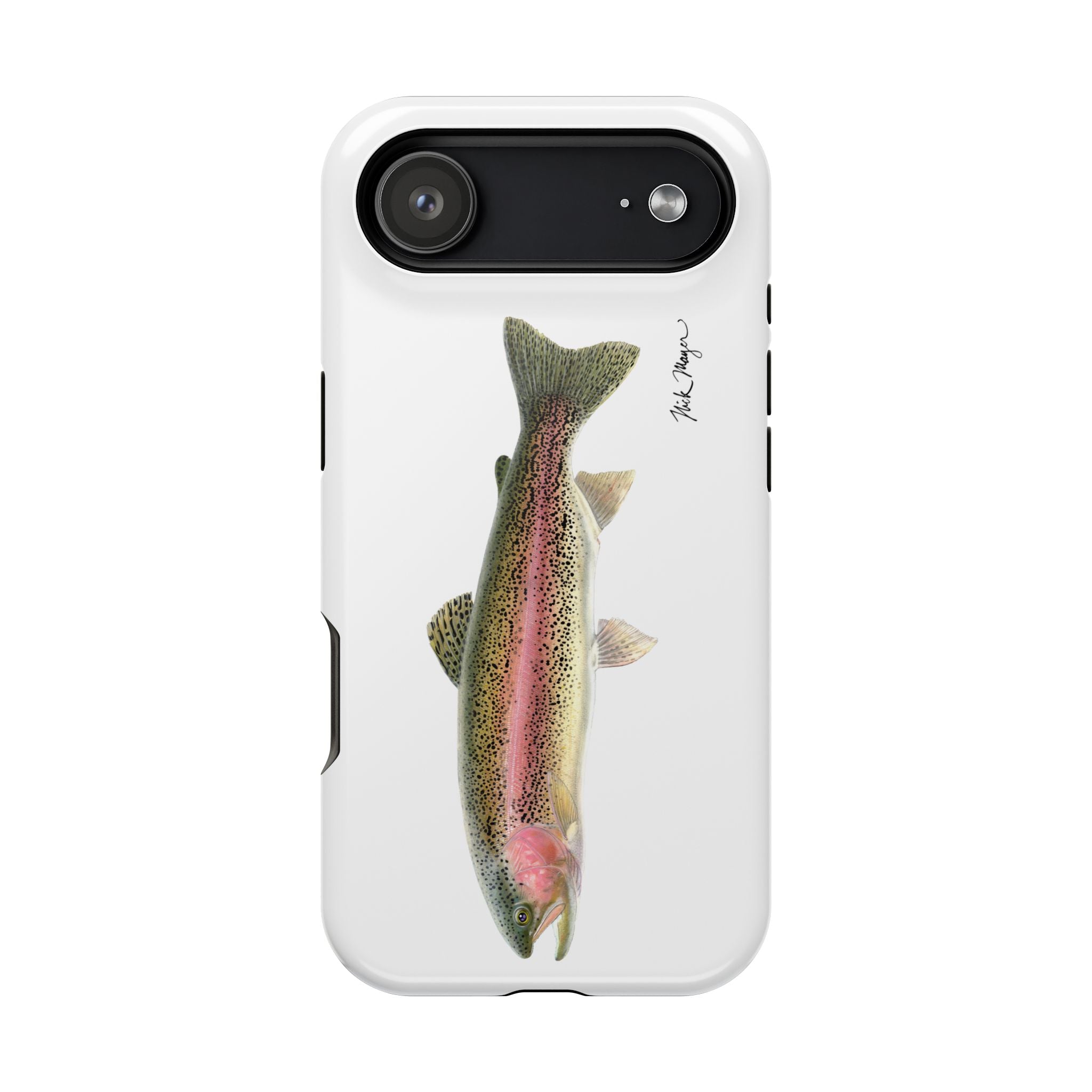 Rainbow Trout MagSafe White iPhone Case