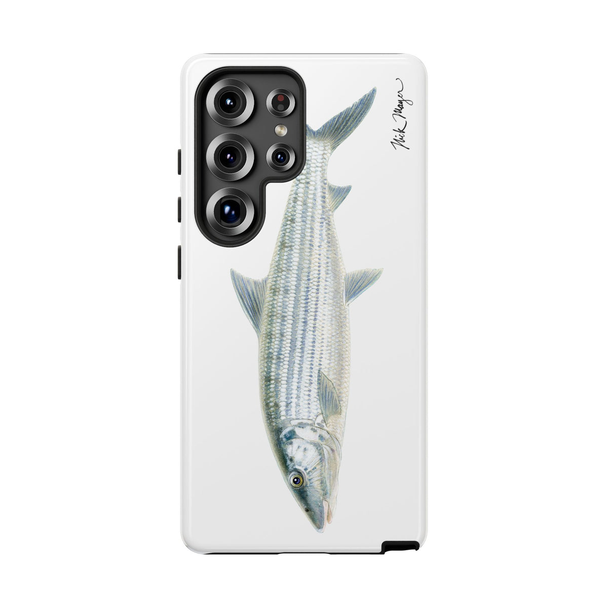Bonefish White Phone Case (Samsung) Printify
