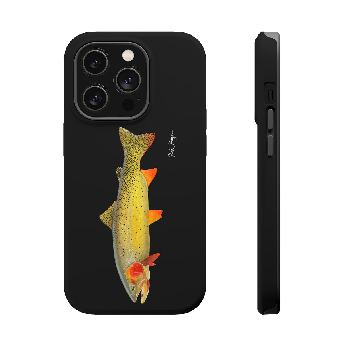 Cutthroat Trout 1 Black MagSafe iPhone Case Printify