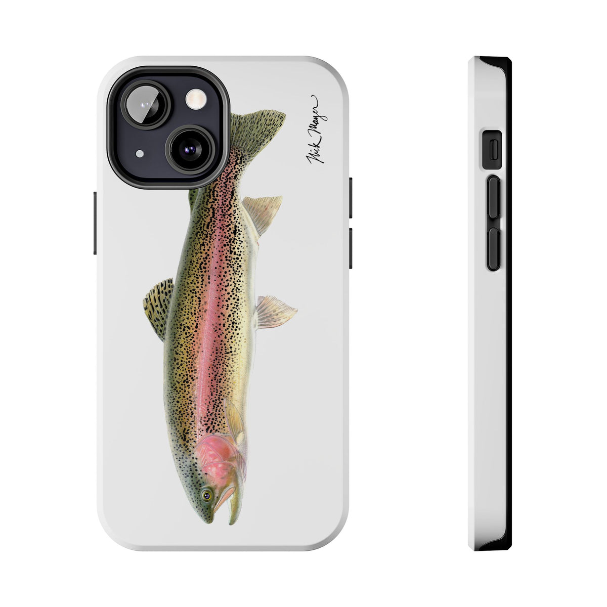 Rainbow Trout White Phone Case (iPhone) Printify