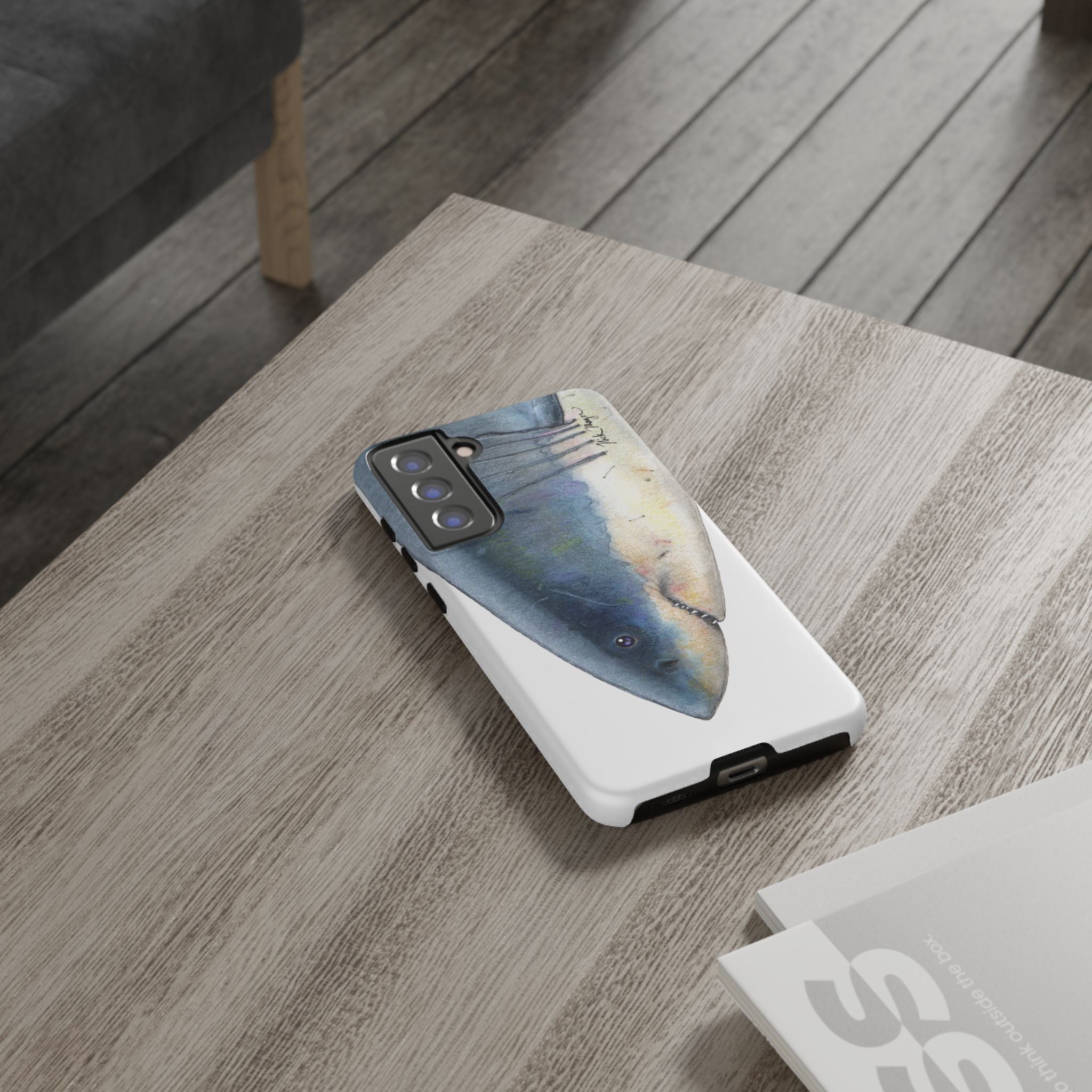 Great White Shark Face Phone Case (Samsung) Printify