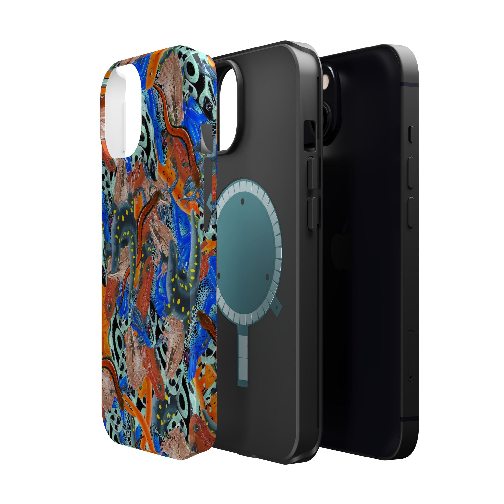 Frogs and Salamanders MagSafe iPhone Case