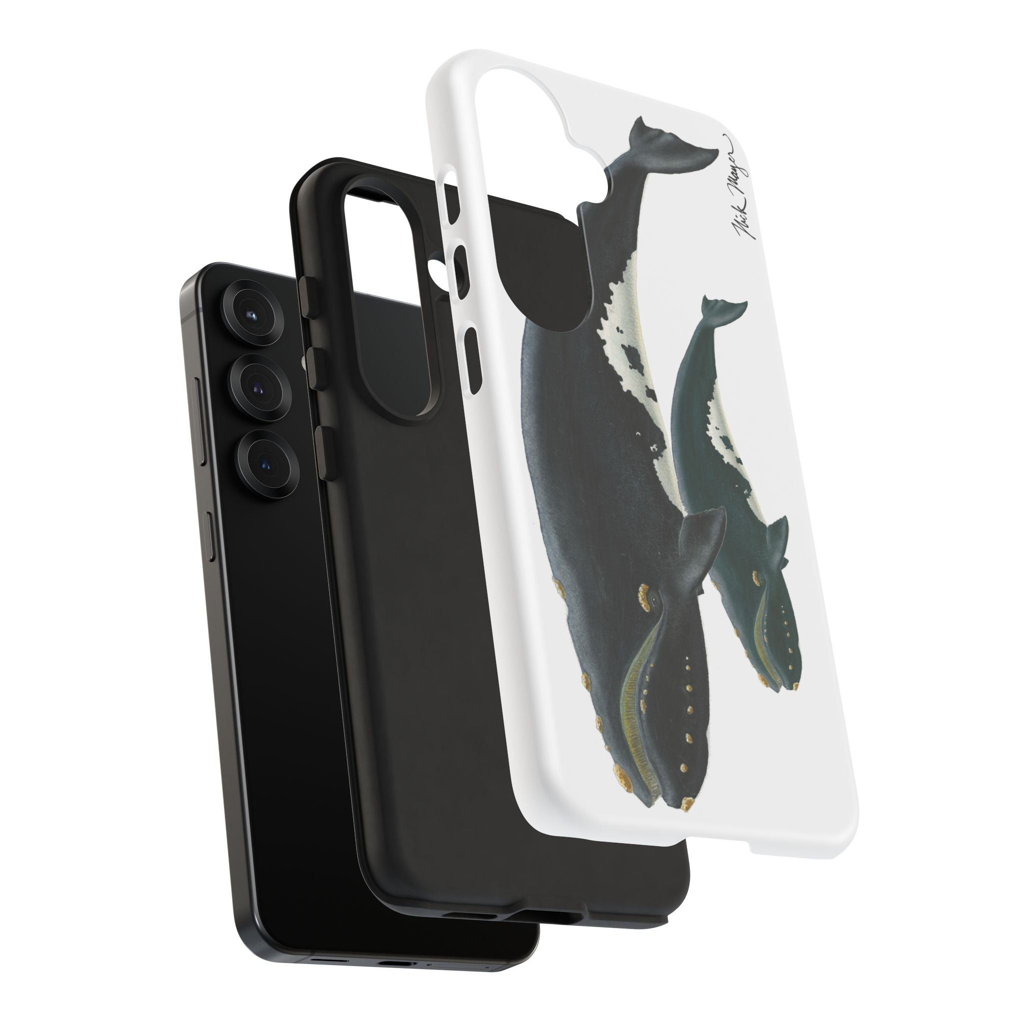 Mother & Calf Right Whale Phone Case (Samsung)