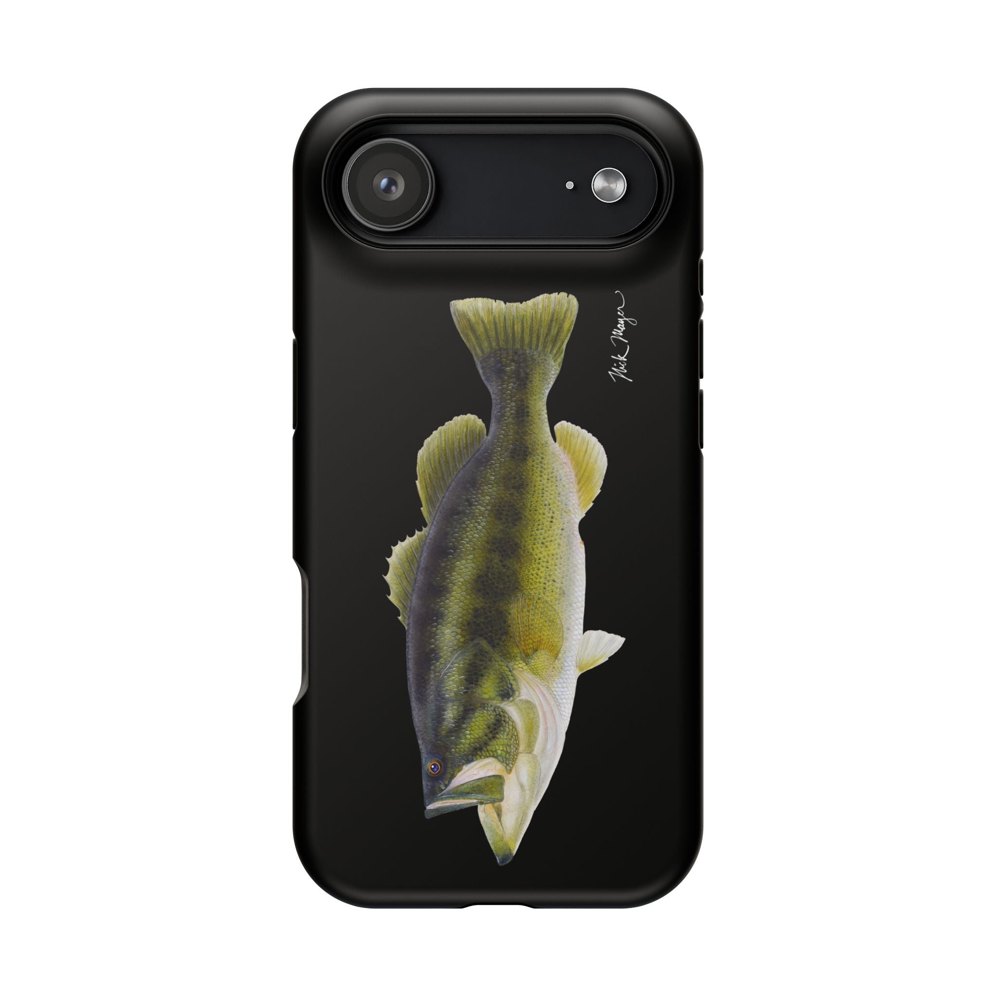 Largemouth Bass MagSafe Black iPhone Case