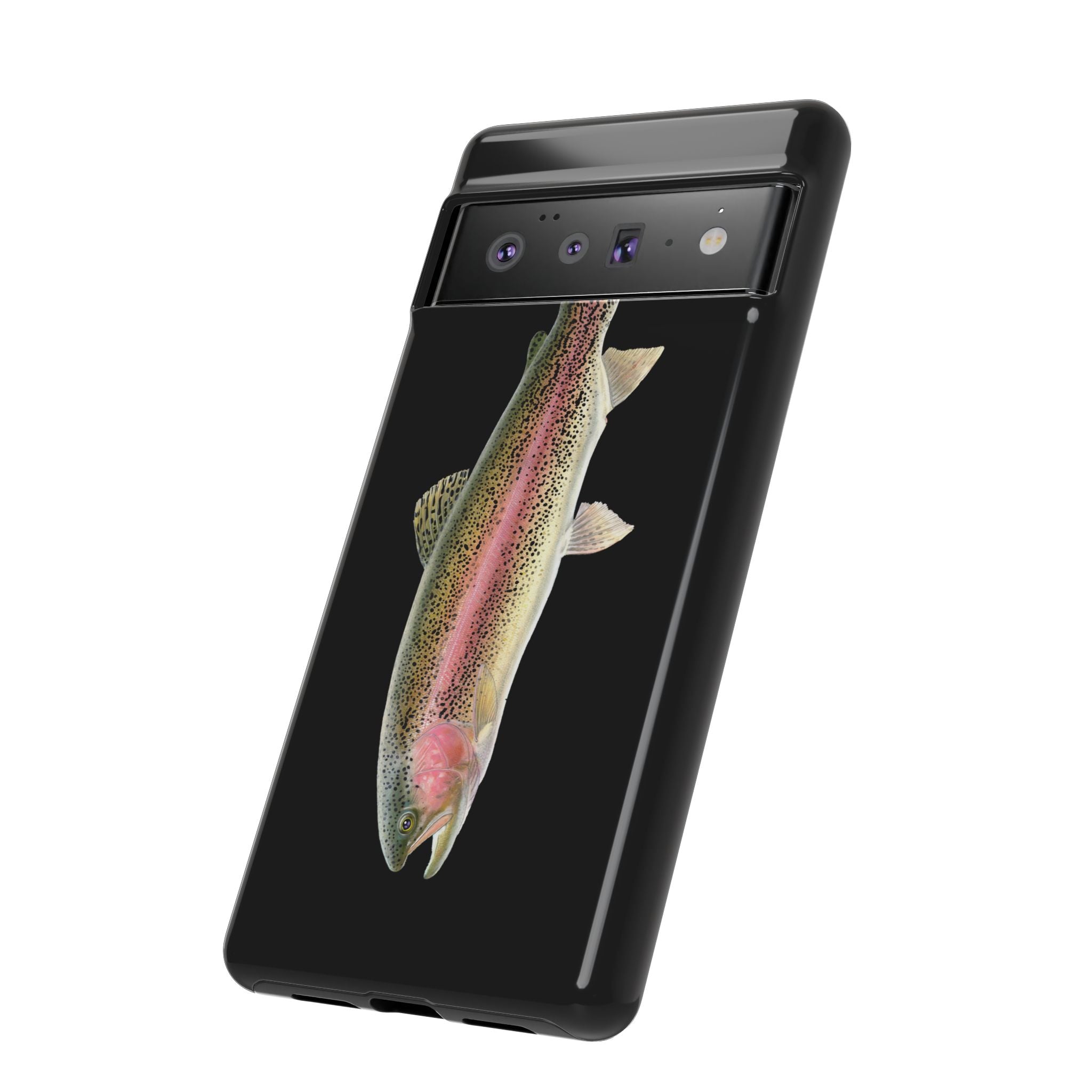 Rainbow Trout Black Phone Case (Samsung) Printify