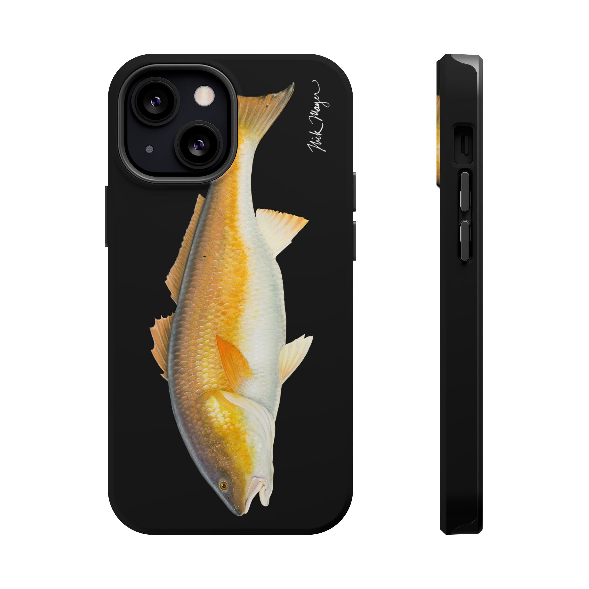 Bull Redfish MagSafe Black iPhone Case