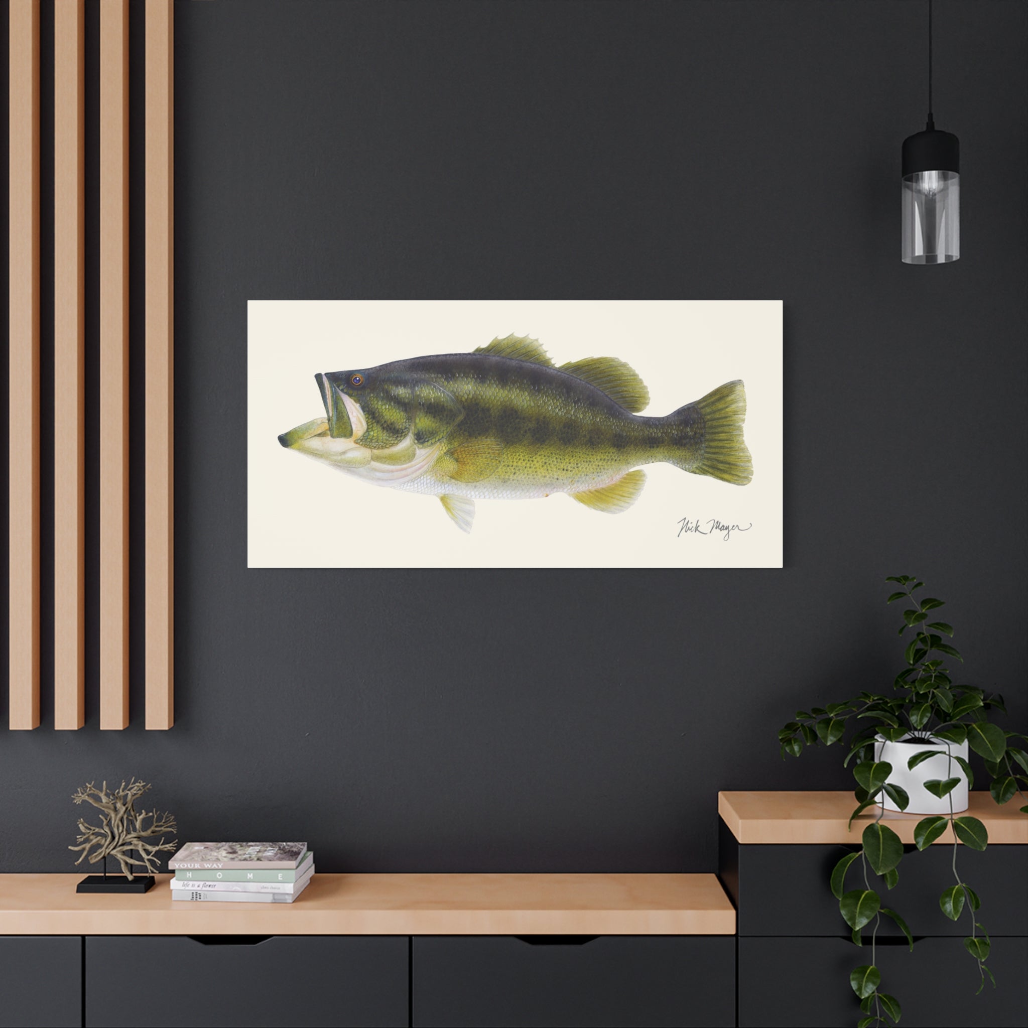 Largemouth Bass I Canvas Print